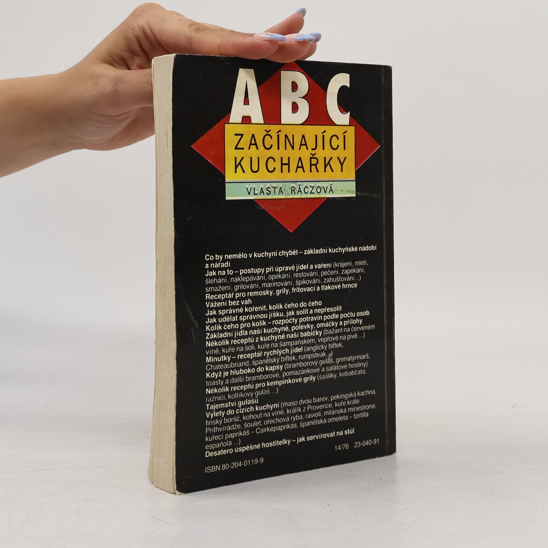 Vlasta Ráczová ABC začínající kuchařky