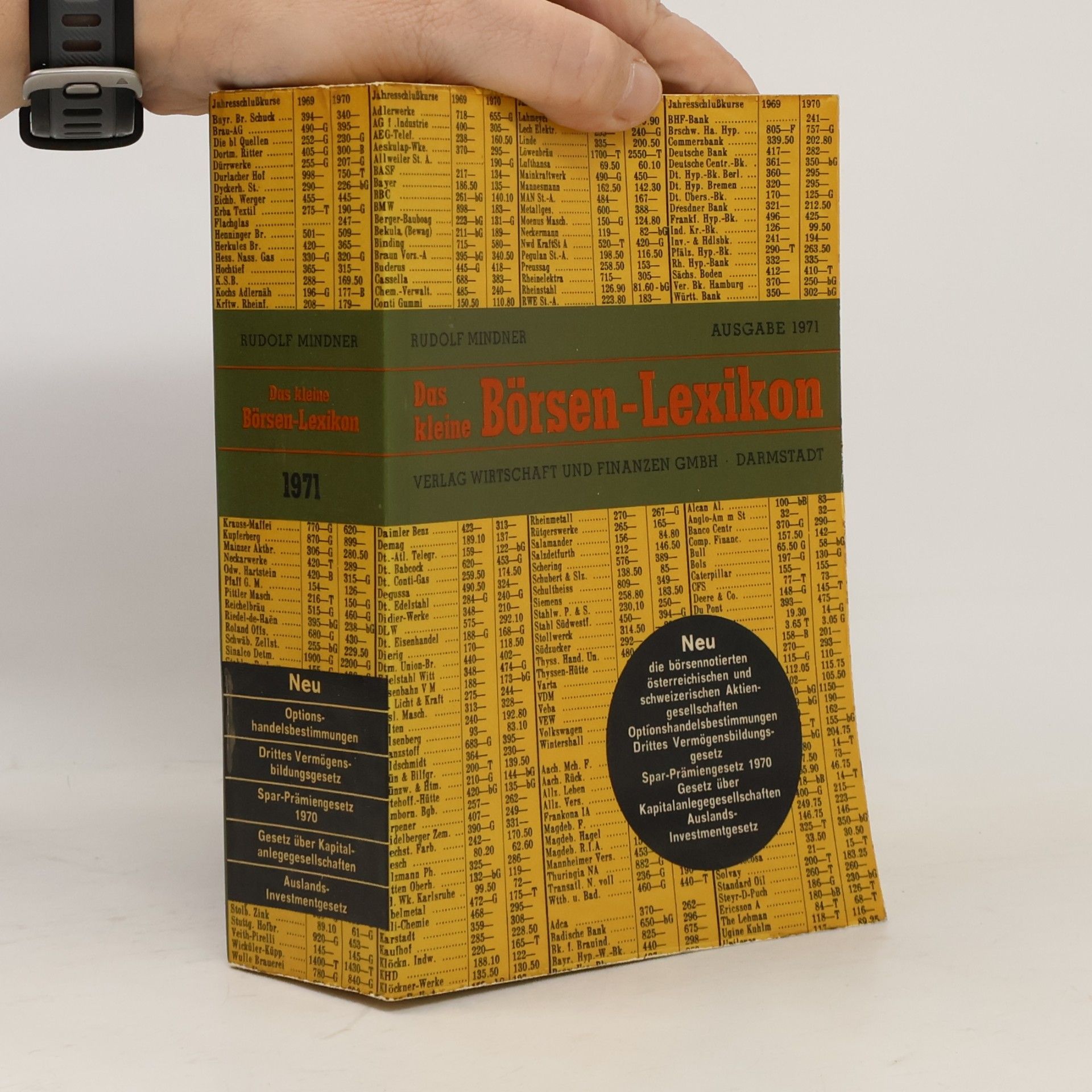 Rudolf Mindner Das Kleine Börsen Lexikon
