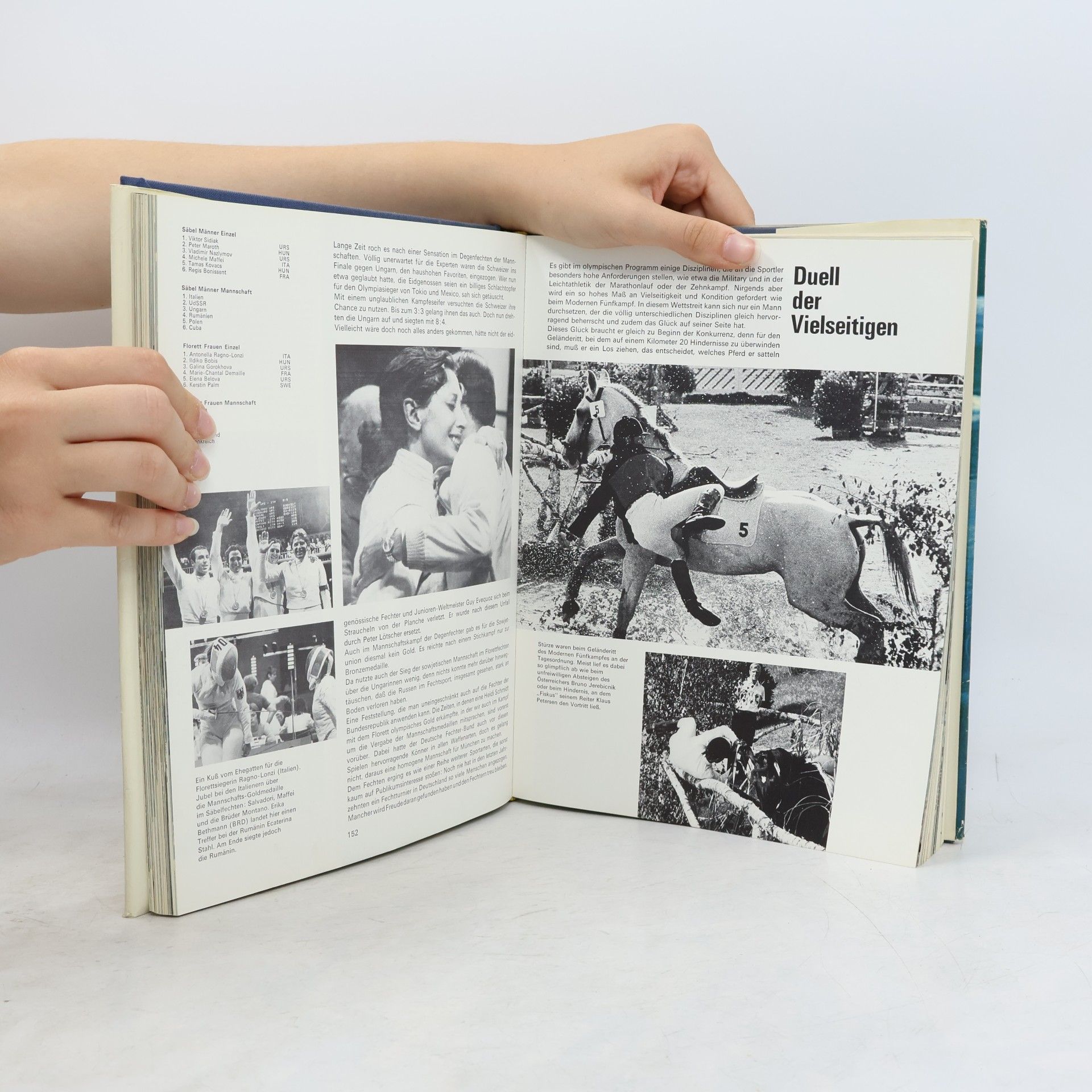 Ernst Huberty Die Olympischen Spiele. München Augsburg. Kiel. Sapporo