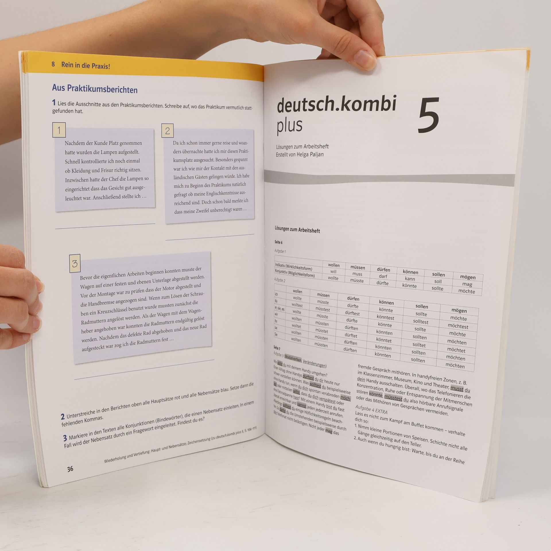 Sabine Utheß 9. Klasse, Arbeitsheft