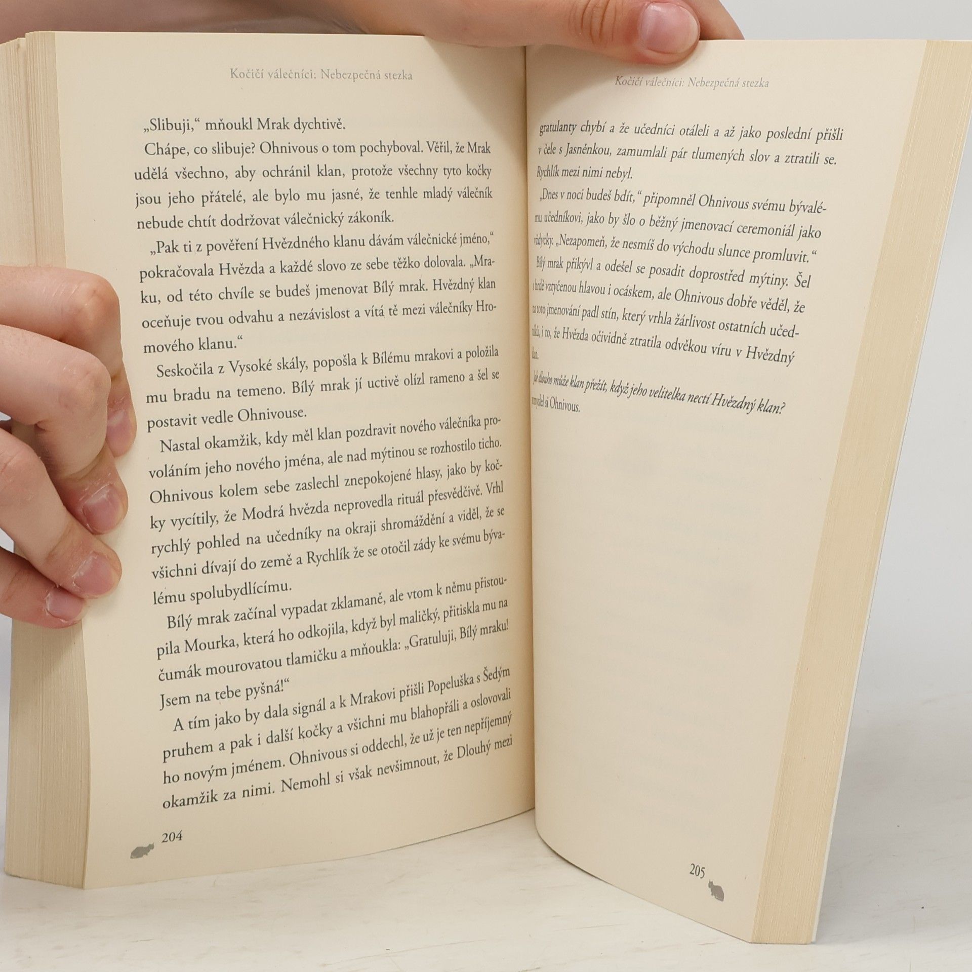 Erin Hunter Nebezpečná stezka. Kočičí válečníci