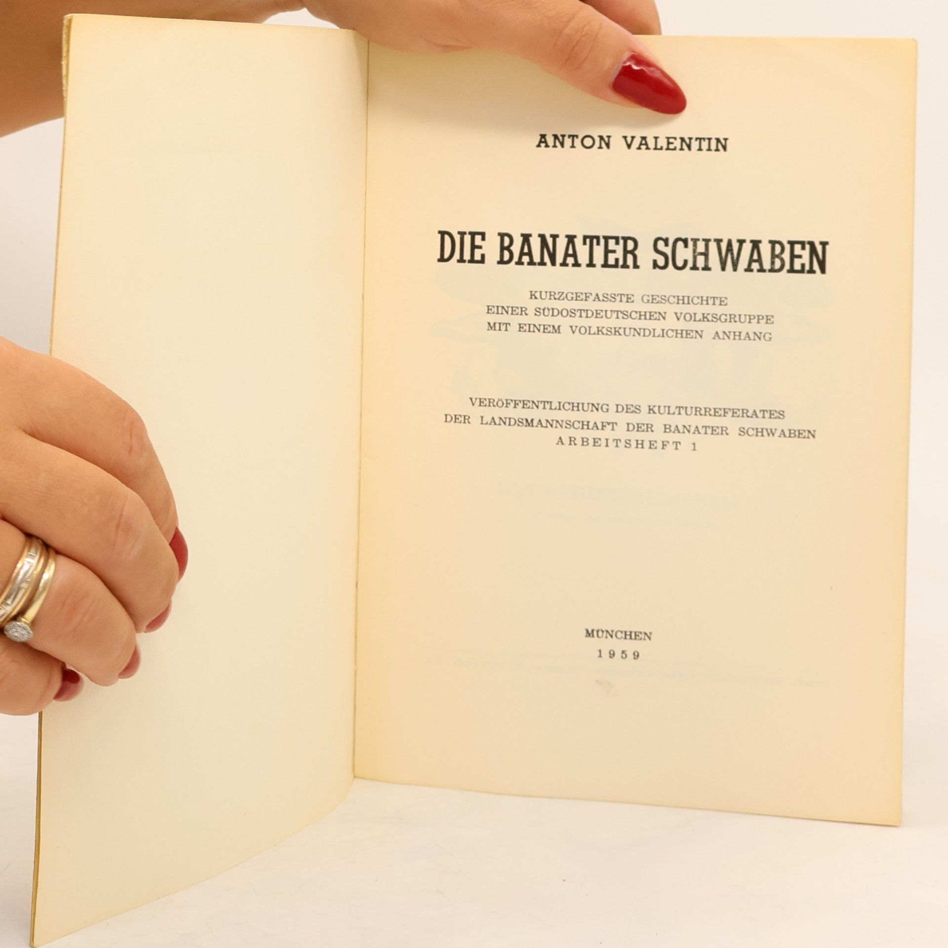 Anton Valentin Die Banater Schwaben