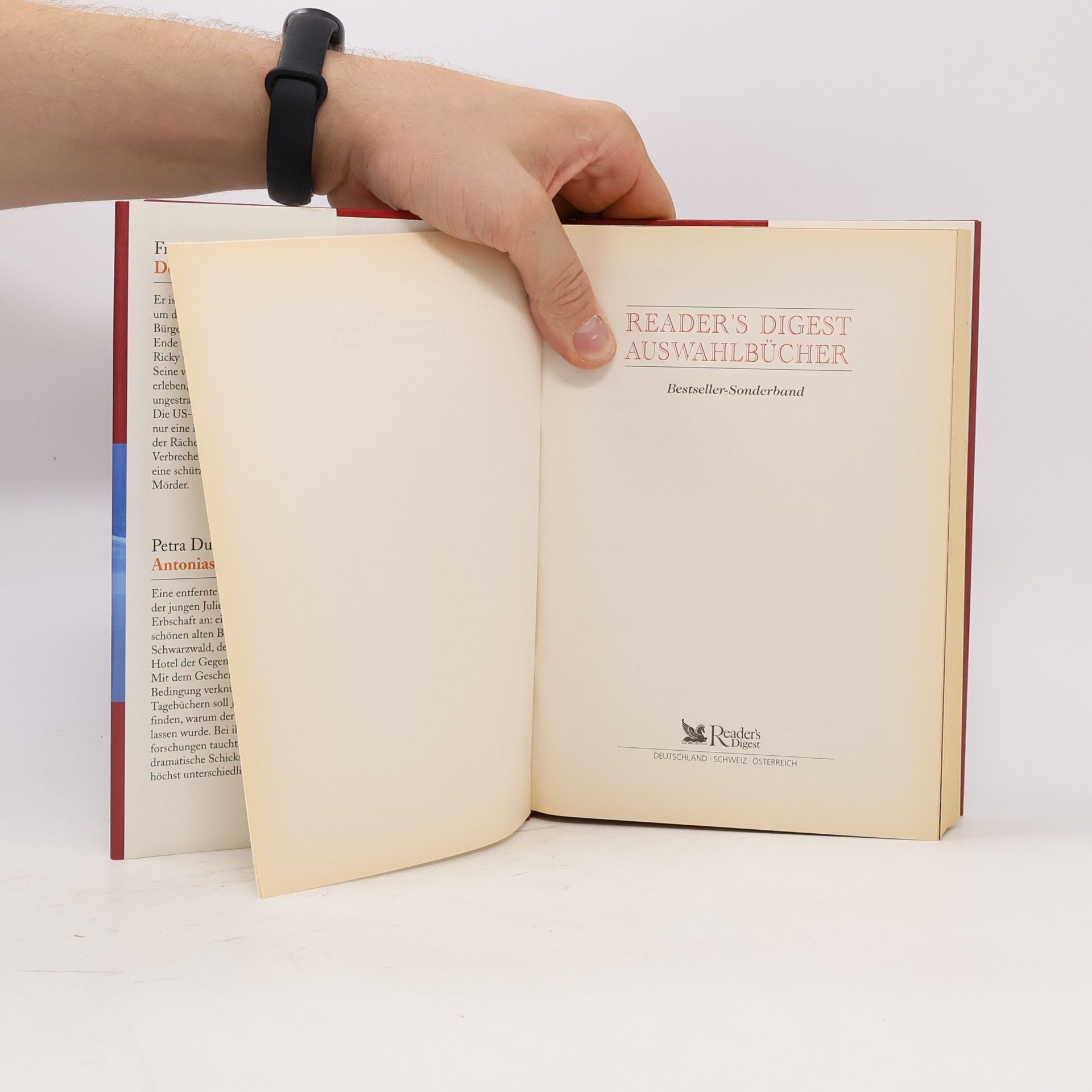 Petra Durst Benning Reader’s Digest Auswahlbücher: Der Rächer. Antonias Wille. Hinter dem Weissen Horizont