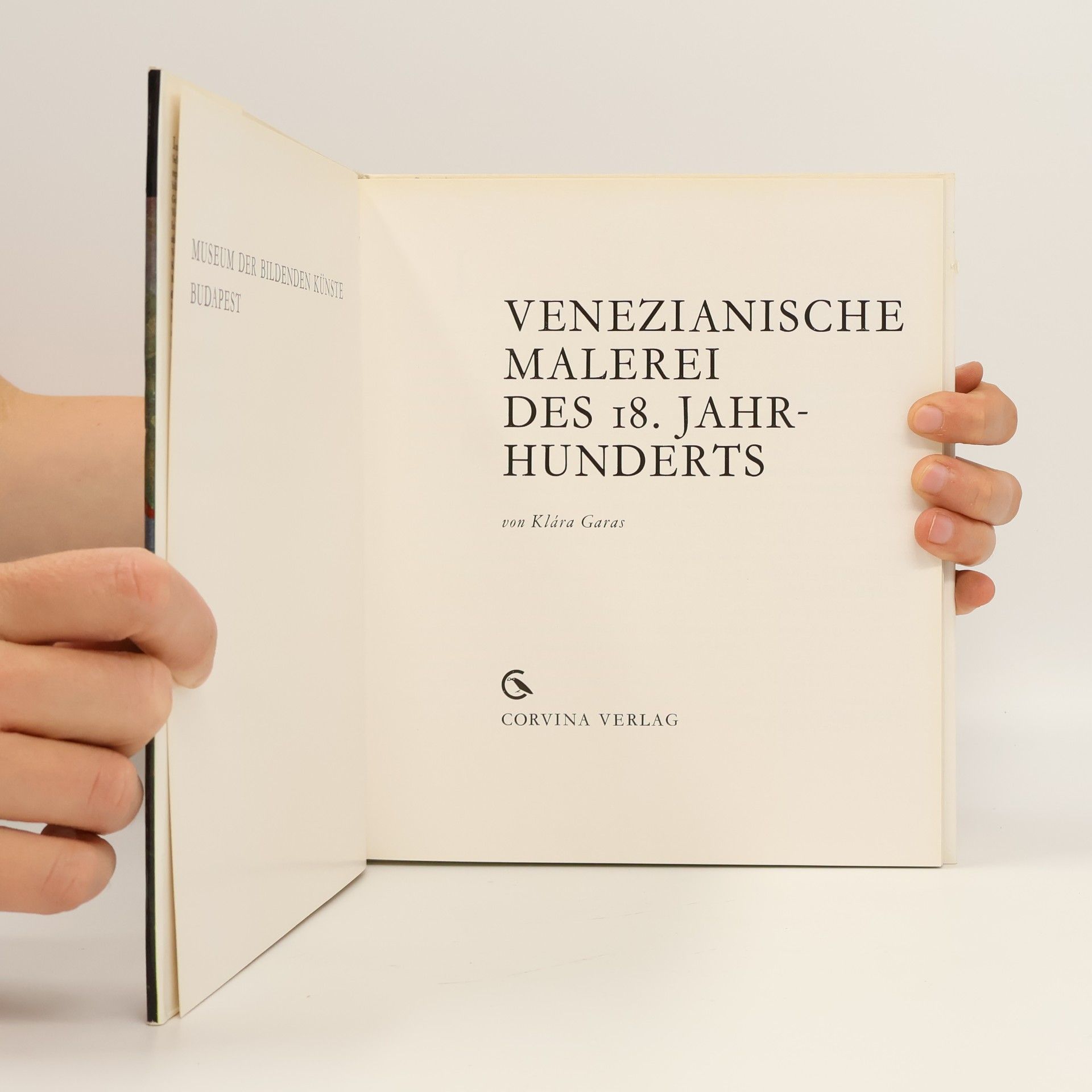 Klára Garas Venezianische Malerei des 18. Jahrhunderts