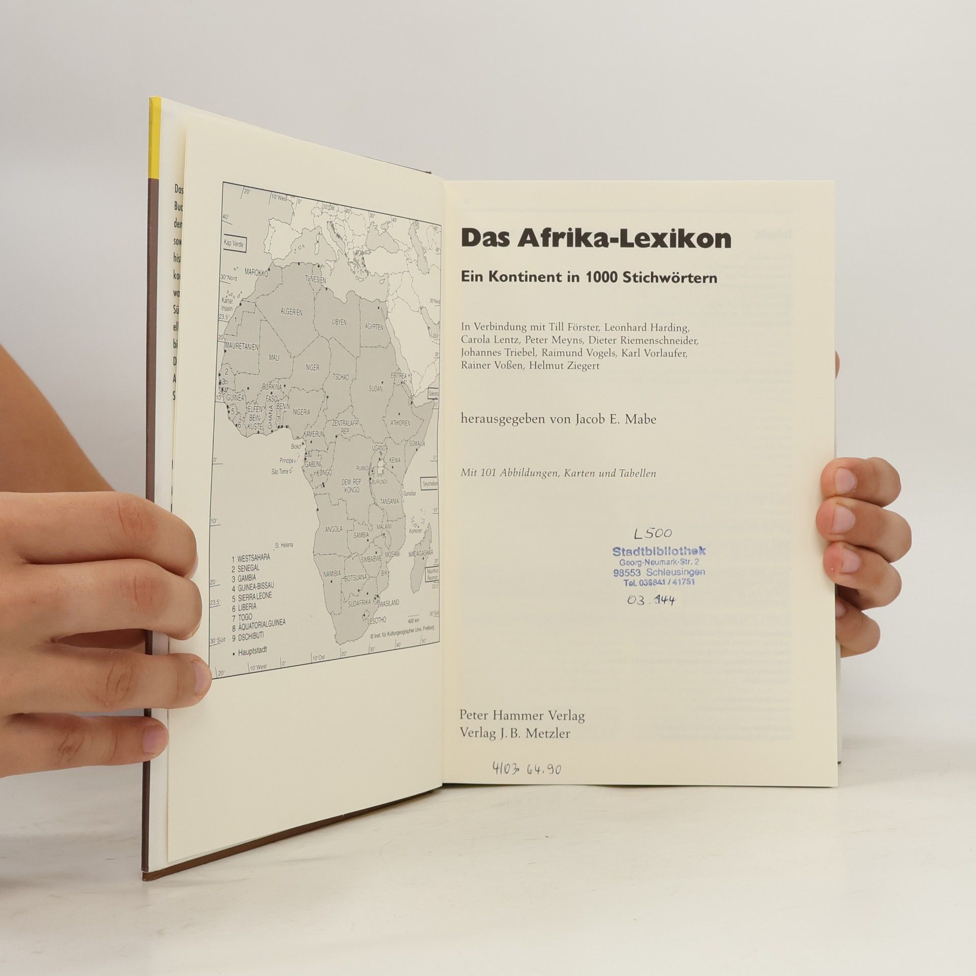 Jacob E. Mabe Das Afrika-Lexikon