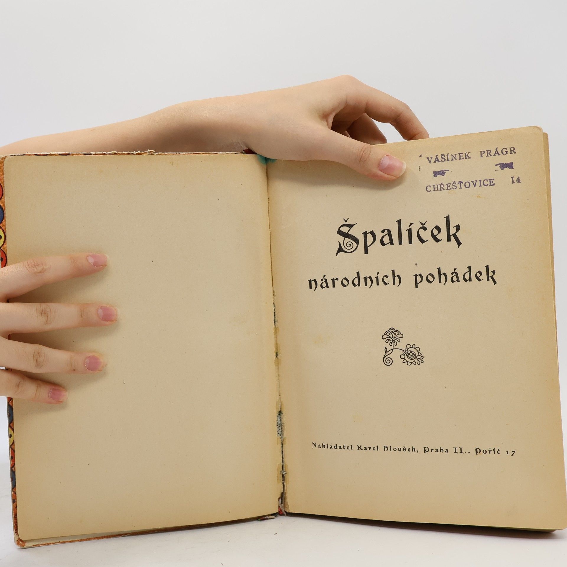 Božena Němcová Špalíček národních pohádek : Výběr z pohádek