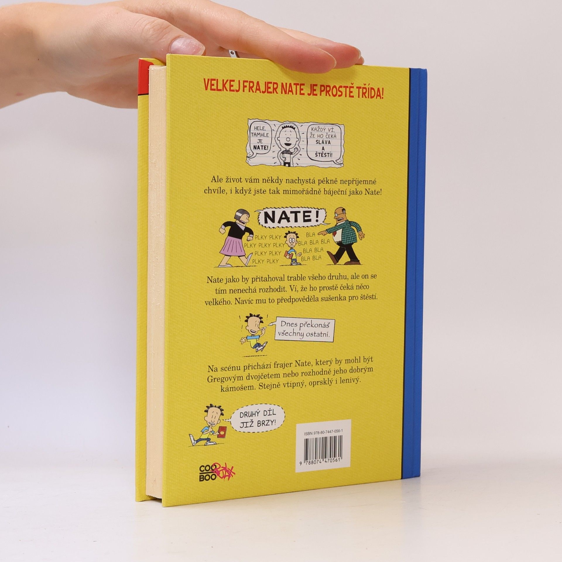 Lincoln Peirce Velkej frajer Nate je prostě třída