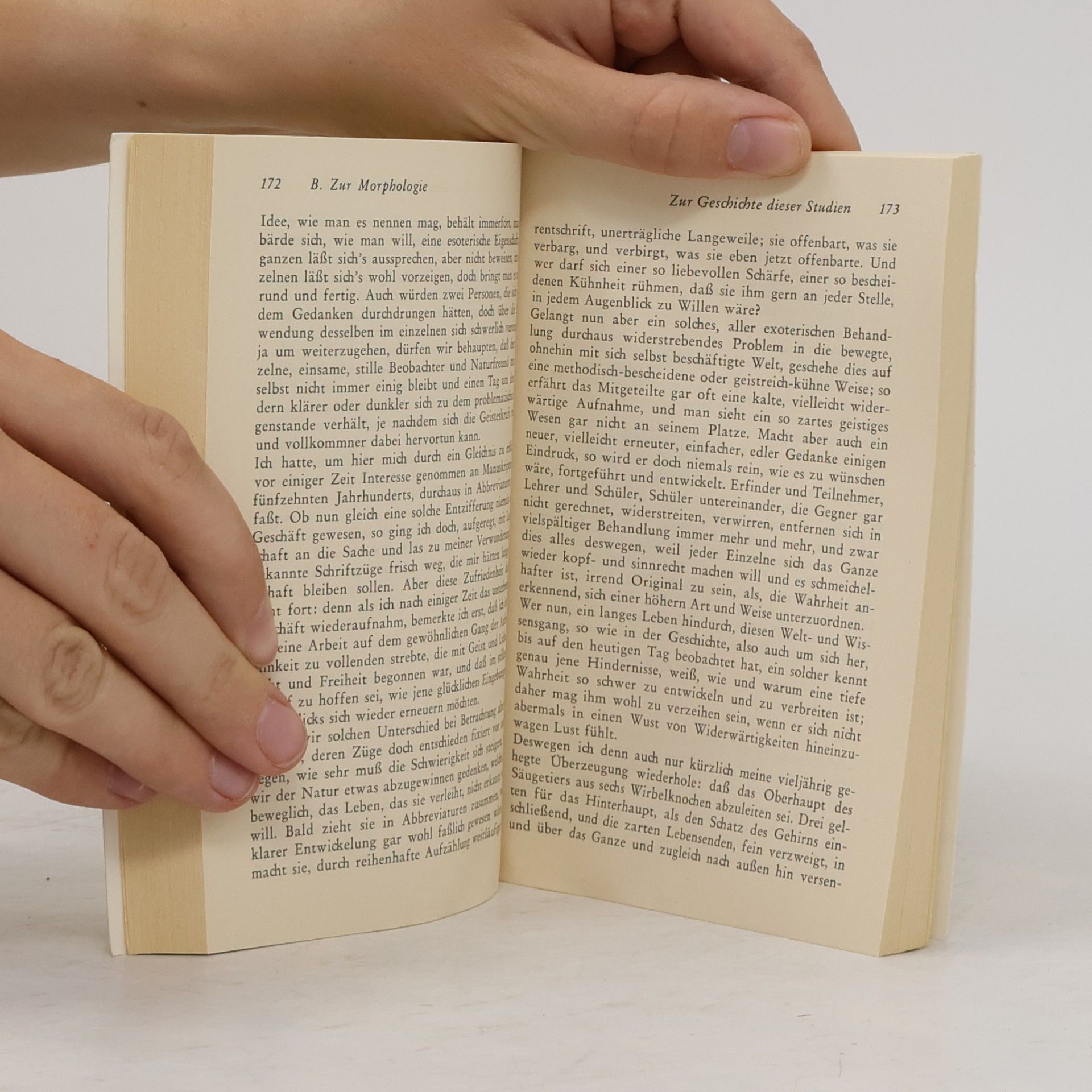 Johann Wolfgang von Goethe Schriften zur Naturwissenschaft