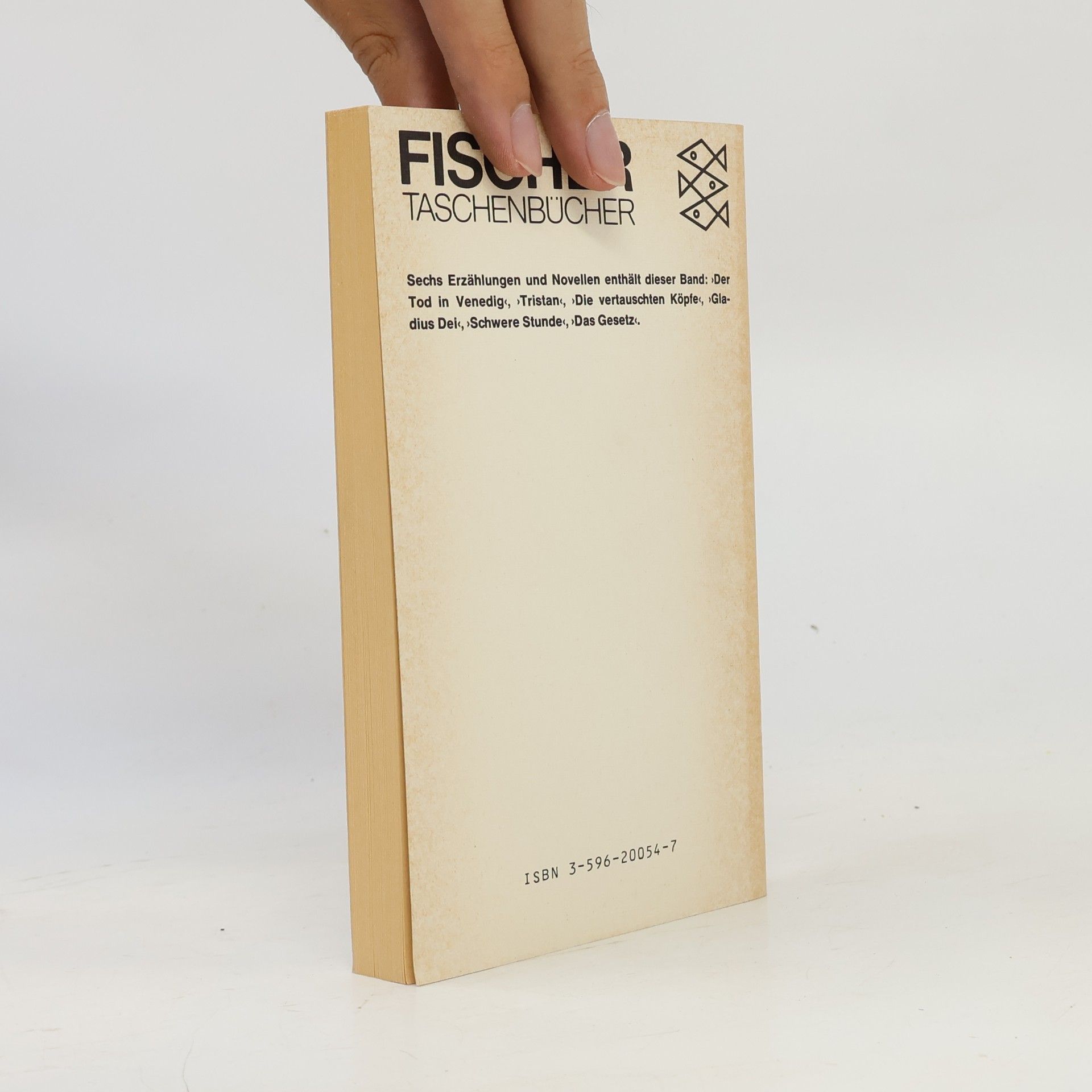 Thomas Mann Der Tod in Venedig und andere Erzählungen