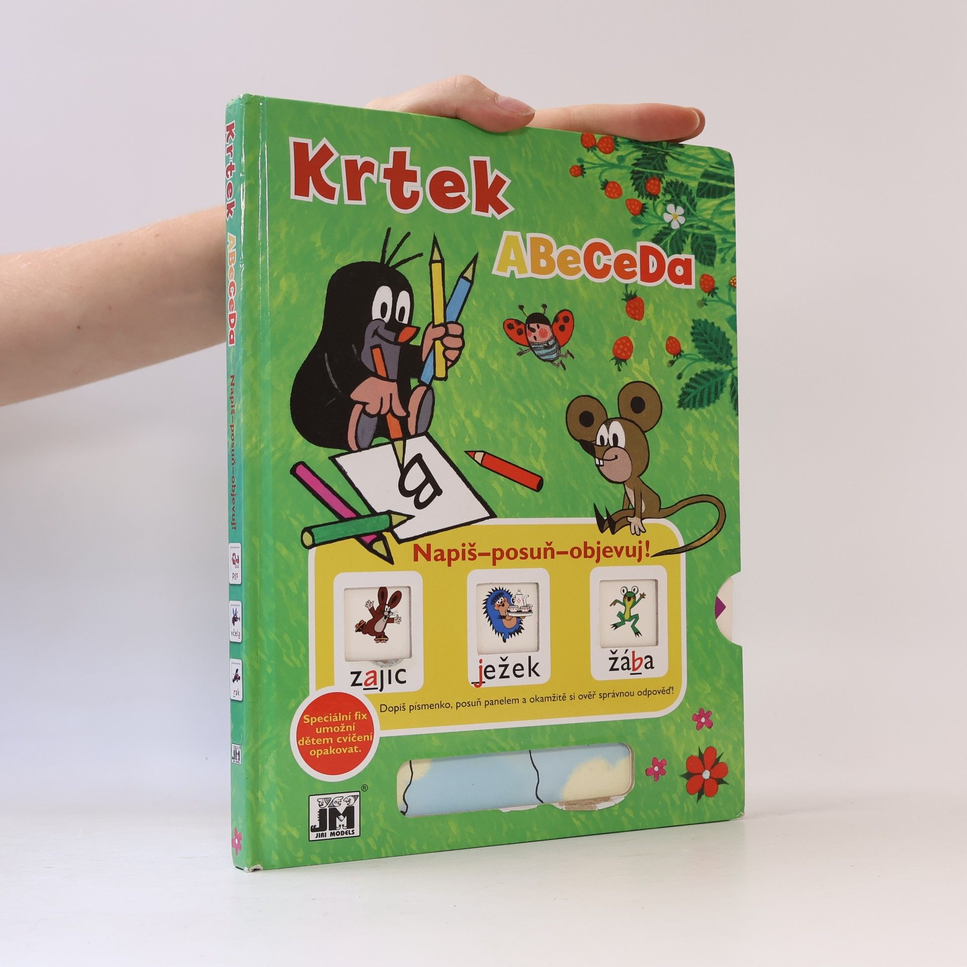 Zdeněk Miler Krtek - abeceda. Napiš - posuň - objevuj!