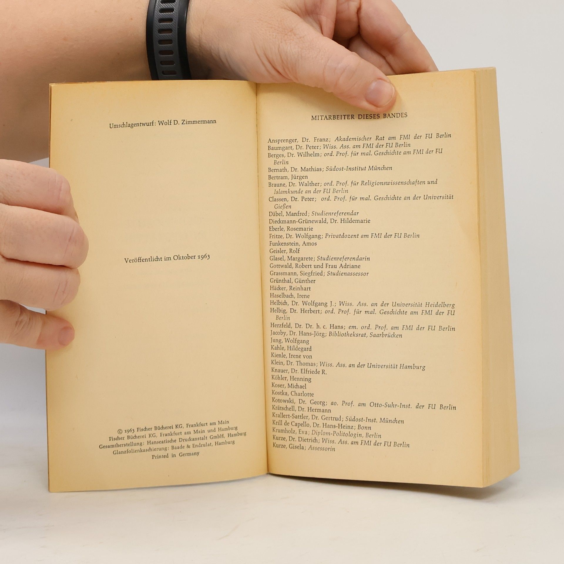 Hans Herzfeld Geschichte in Gestalten 4