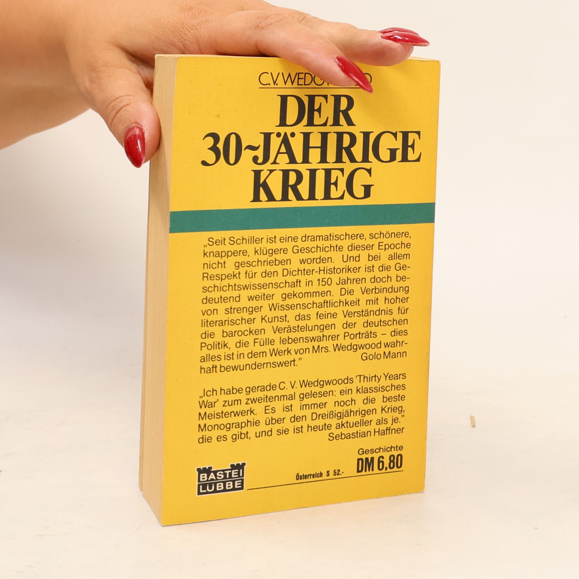 C. V. Wedgwood Der Dreissigjährige Krieg