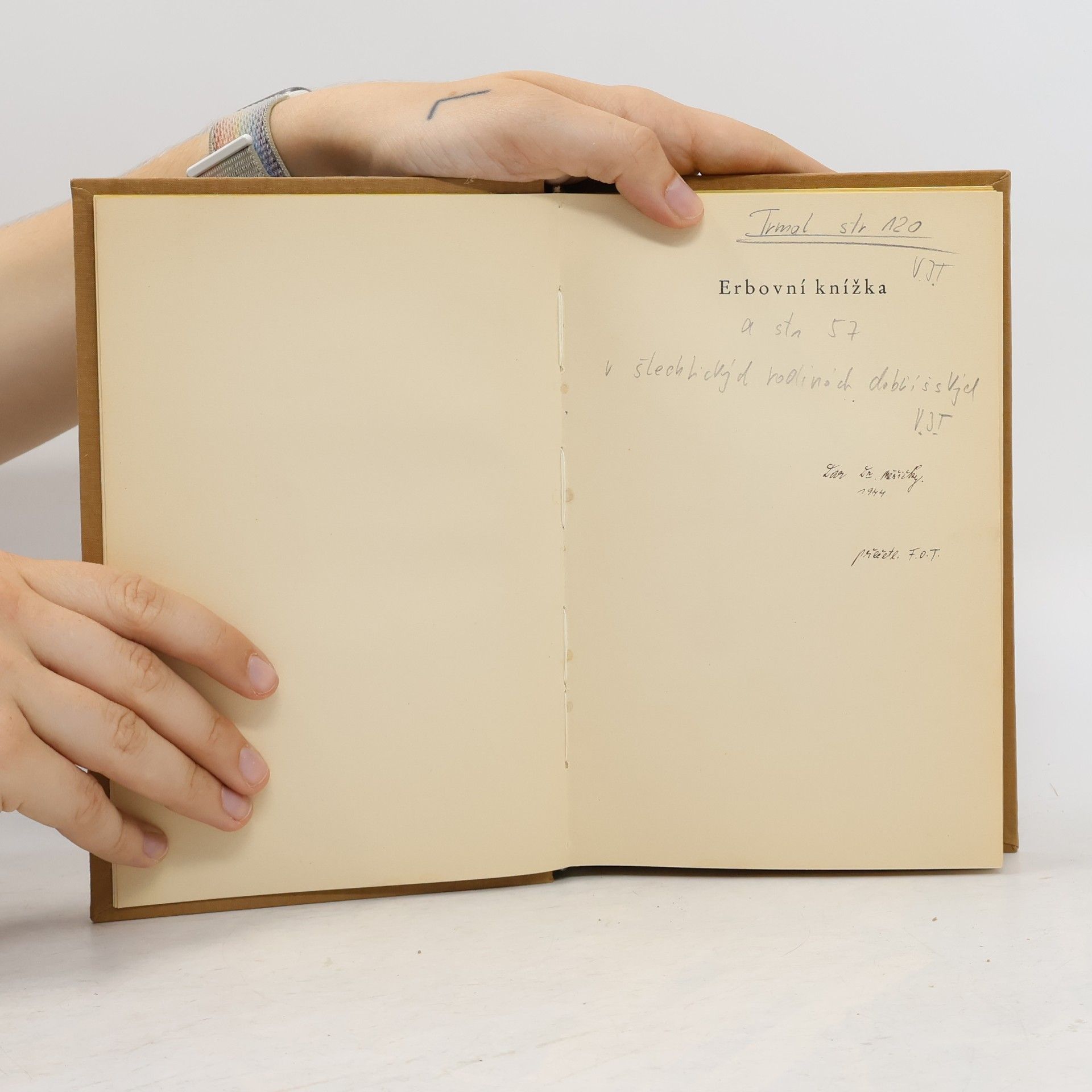 Kolektiv autorů Erbovní knížka na rok 1941
