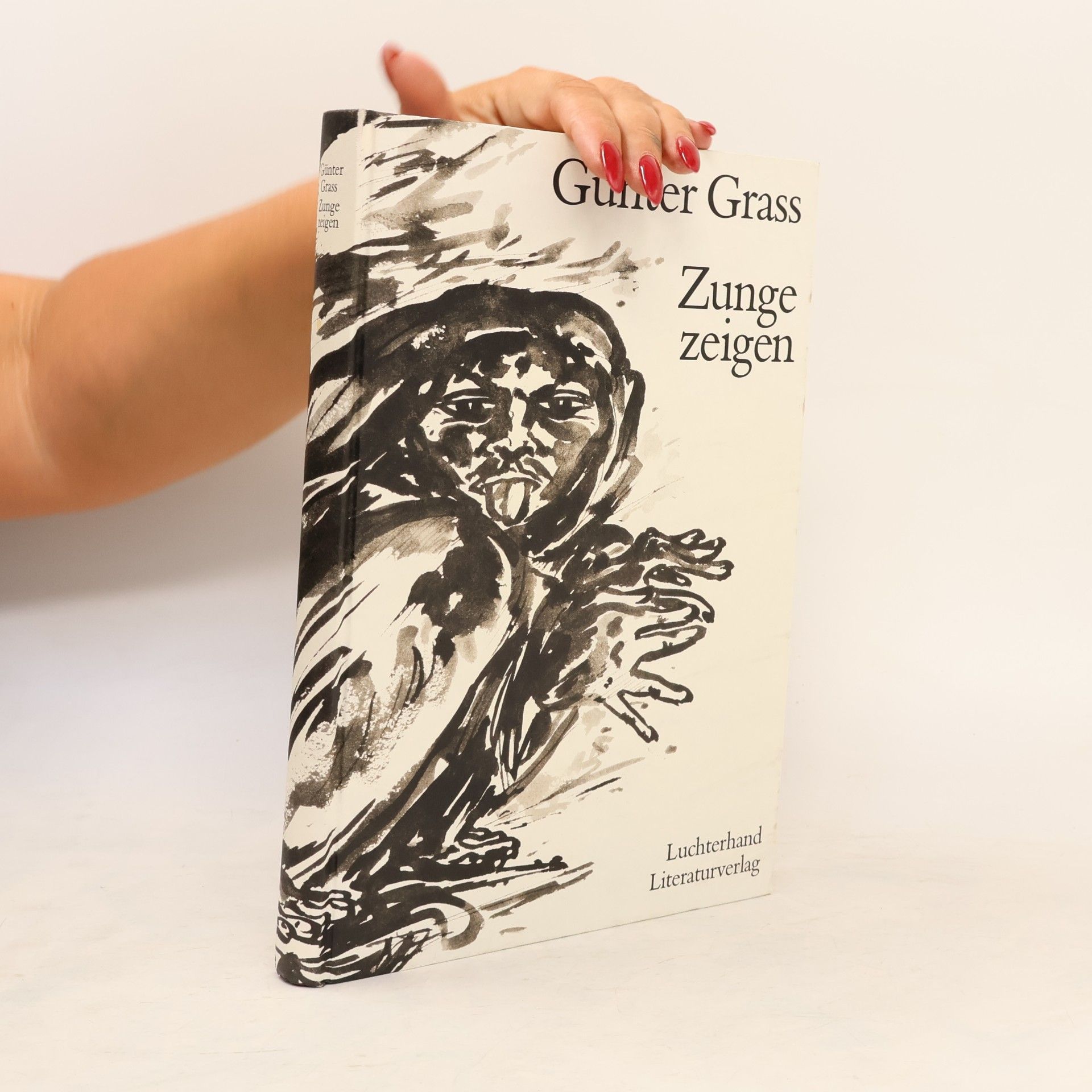 Günter Grass Zunge zeigen