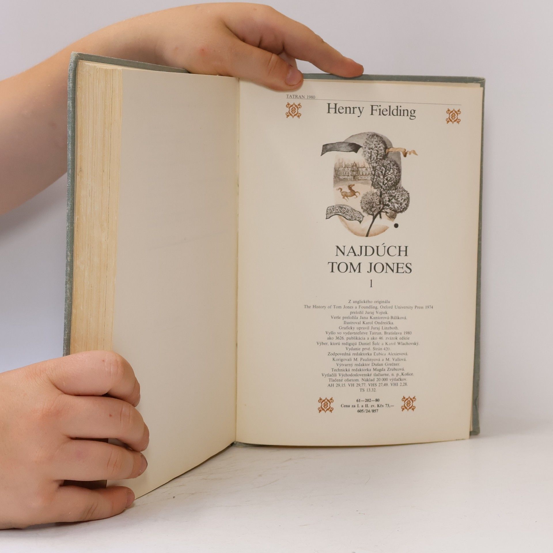 Henry Fielding Najdúch Tom Jones 1