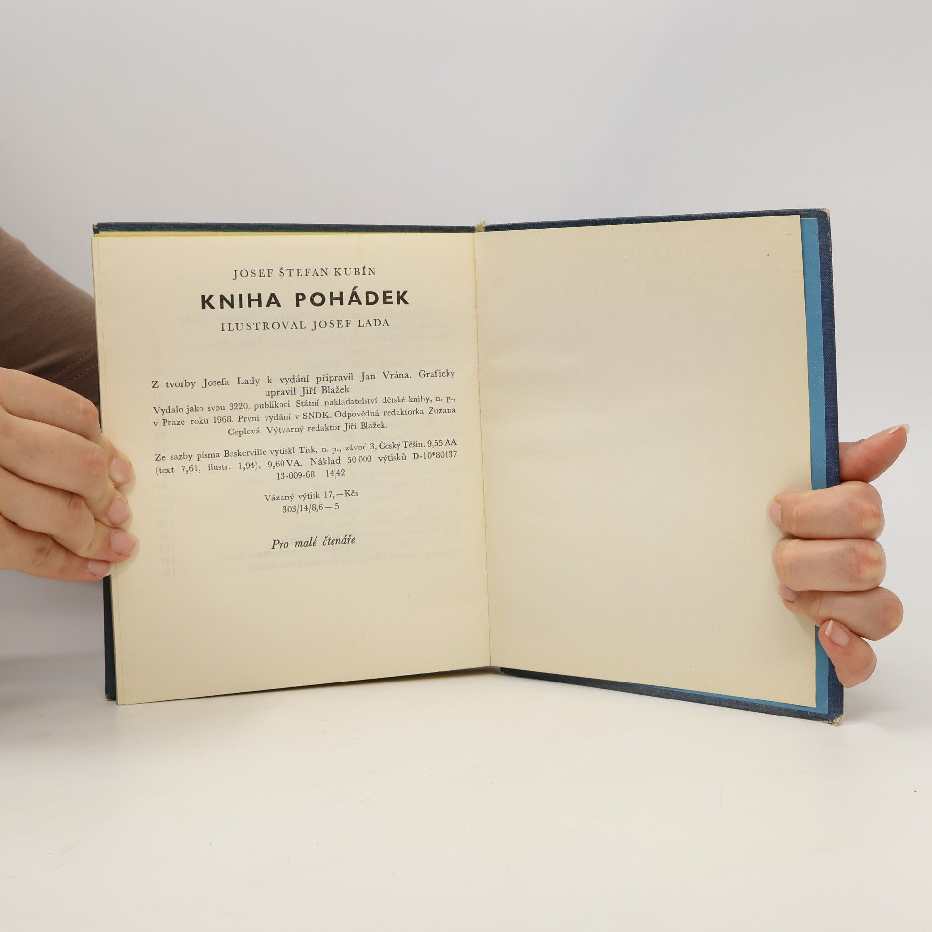 Josef Štefan Kubín Kniha pohádek