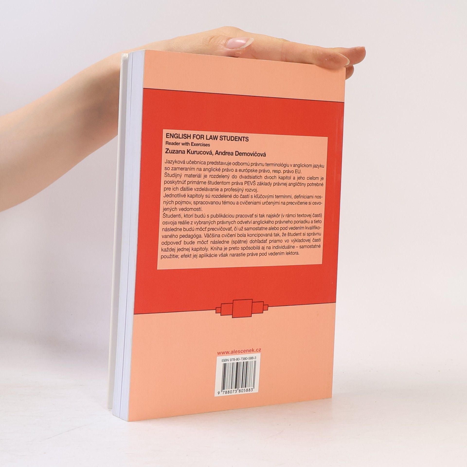 Zuzana Kurucová English for law students : reader with exercises