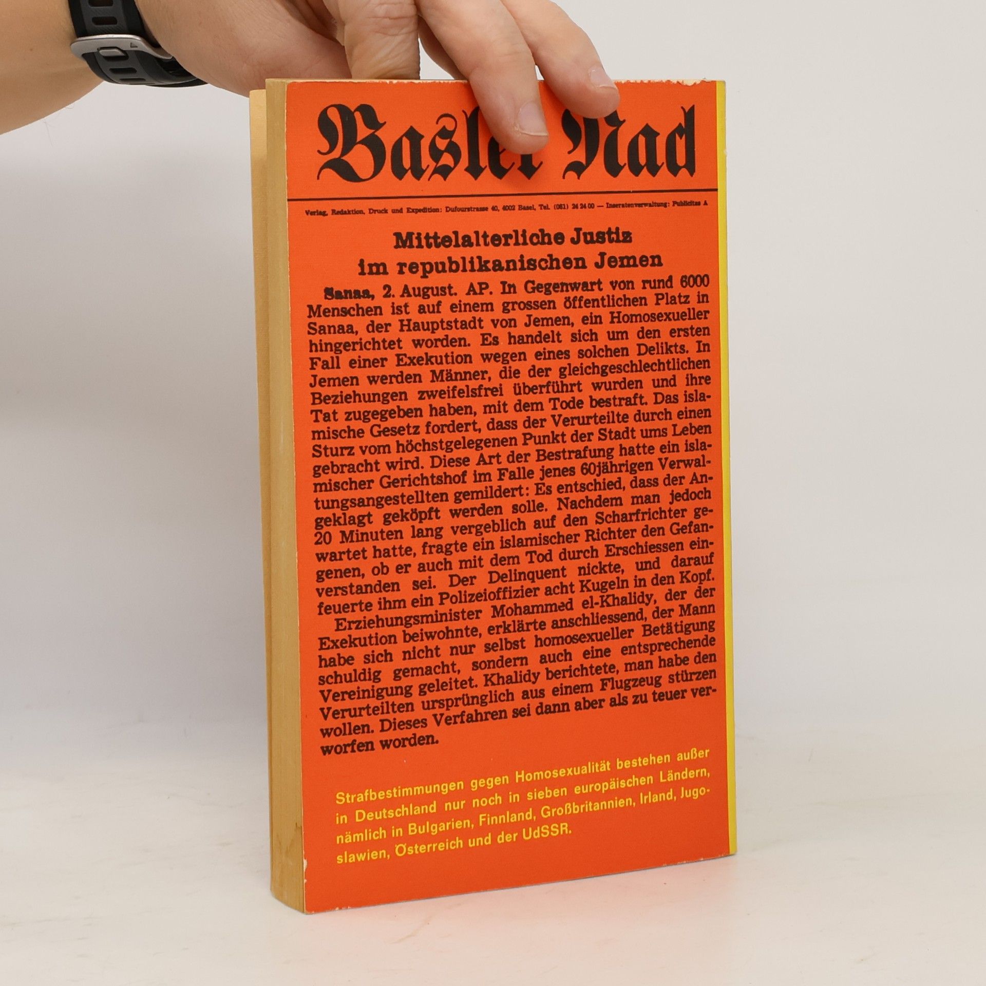 Autorenkollektiv Homosexualität oder Politik mit dem § 175