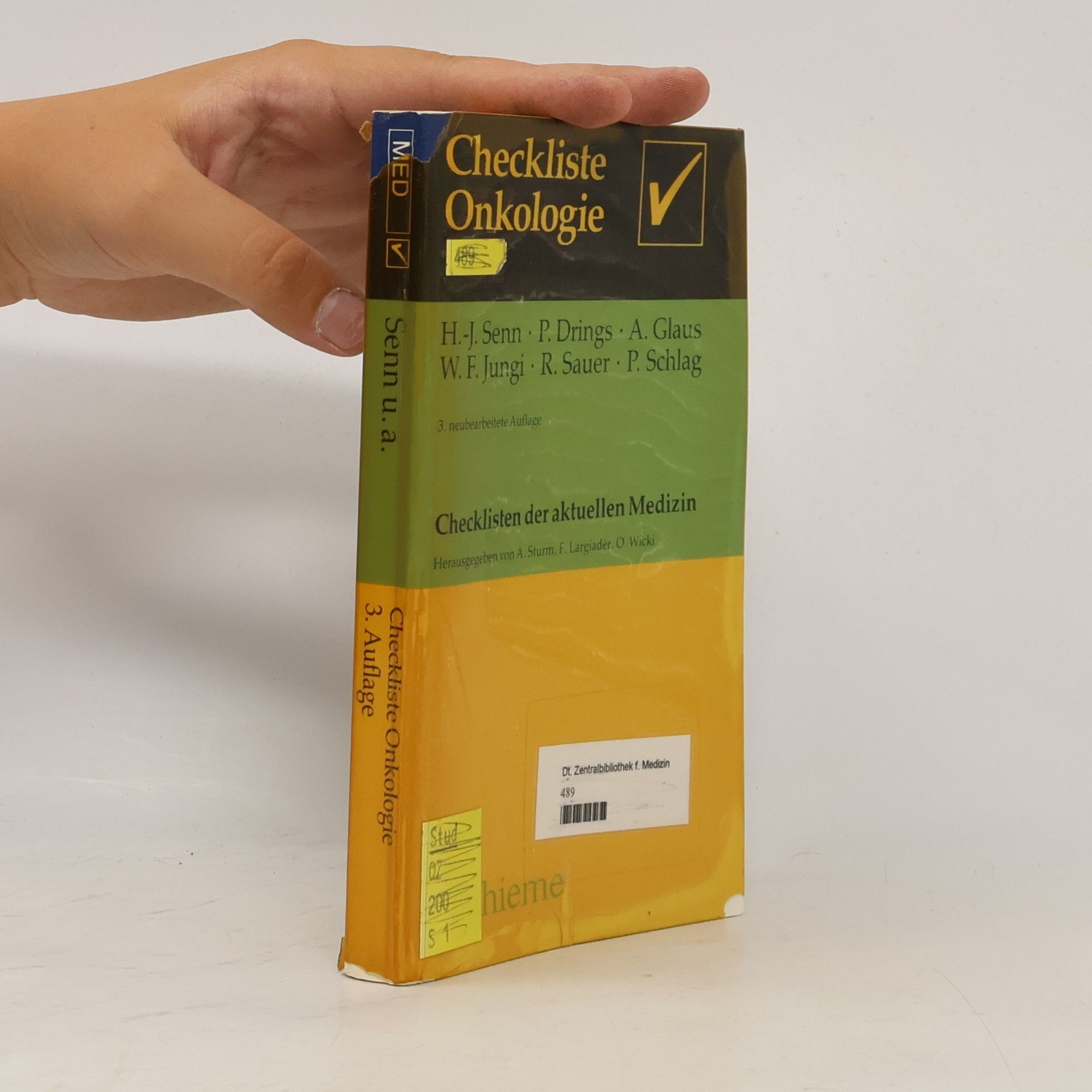 Hans-Jorg Senn Checkliste Onkologie