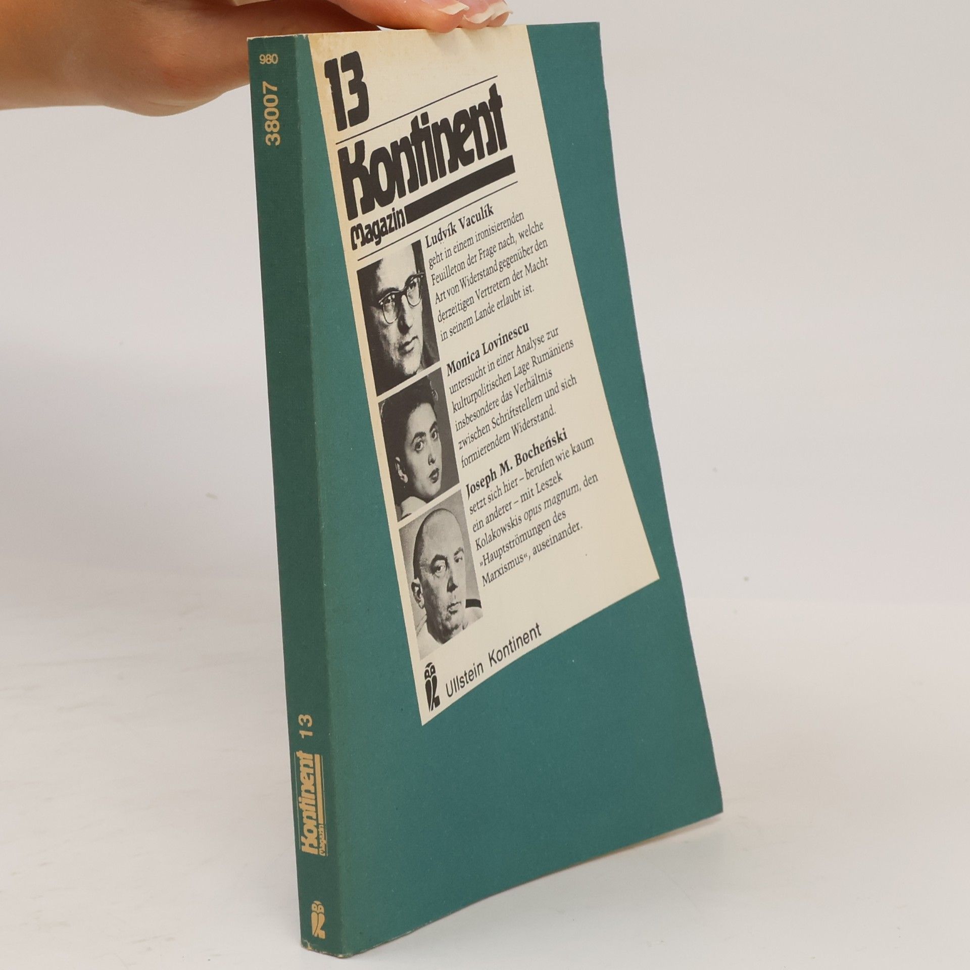 Kontinent Magazin XIII. Forum für Ost- West- Fragen, 7. Jahrgang.