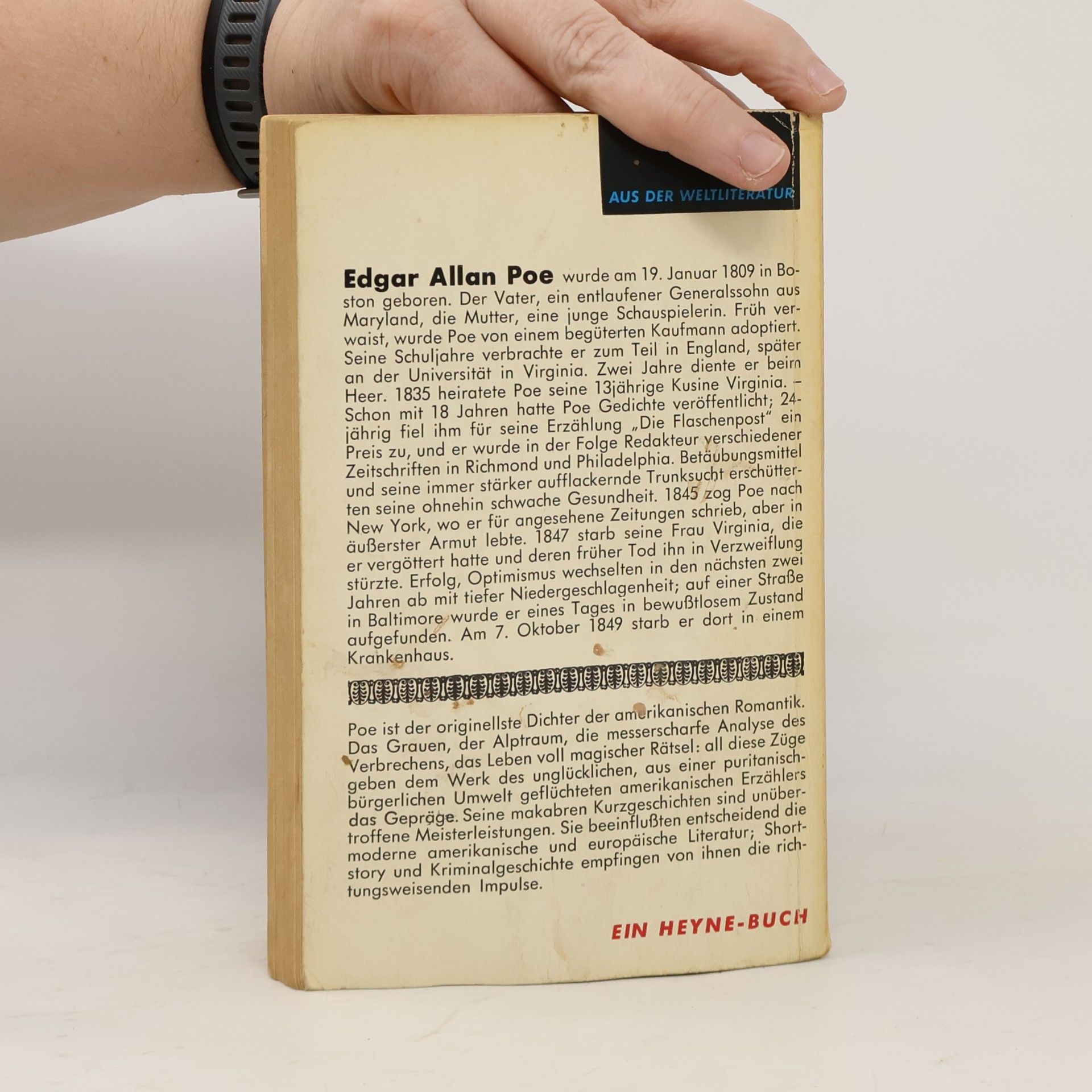 Edgar Allan Poe Geschichten des Grauens