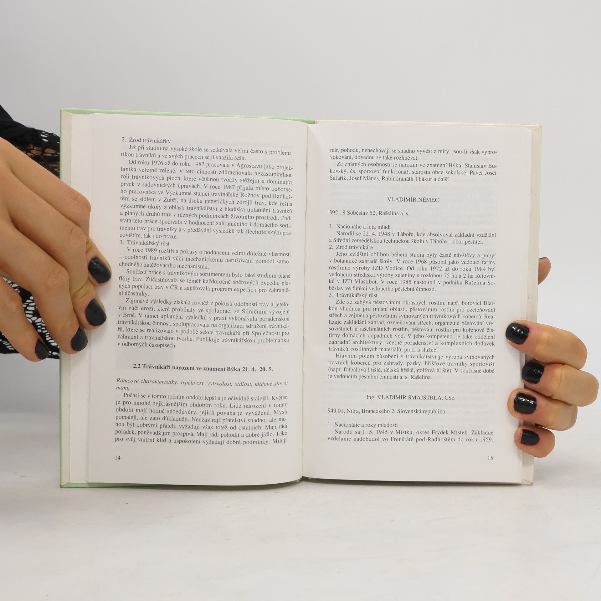 František Bureš Astrální almanach trávníkářů České republiky a Slovenské republiky