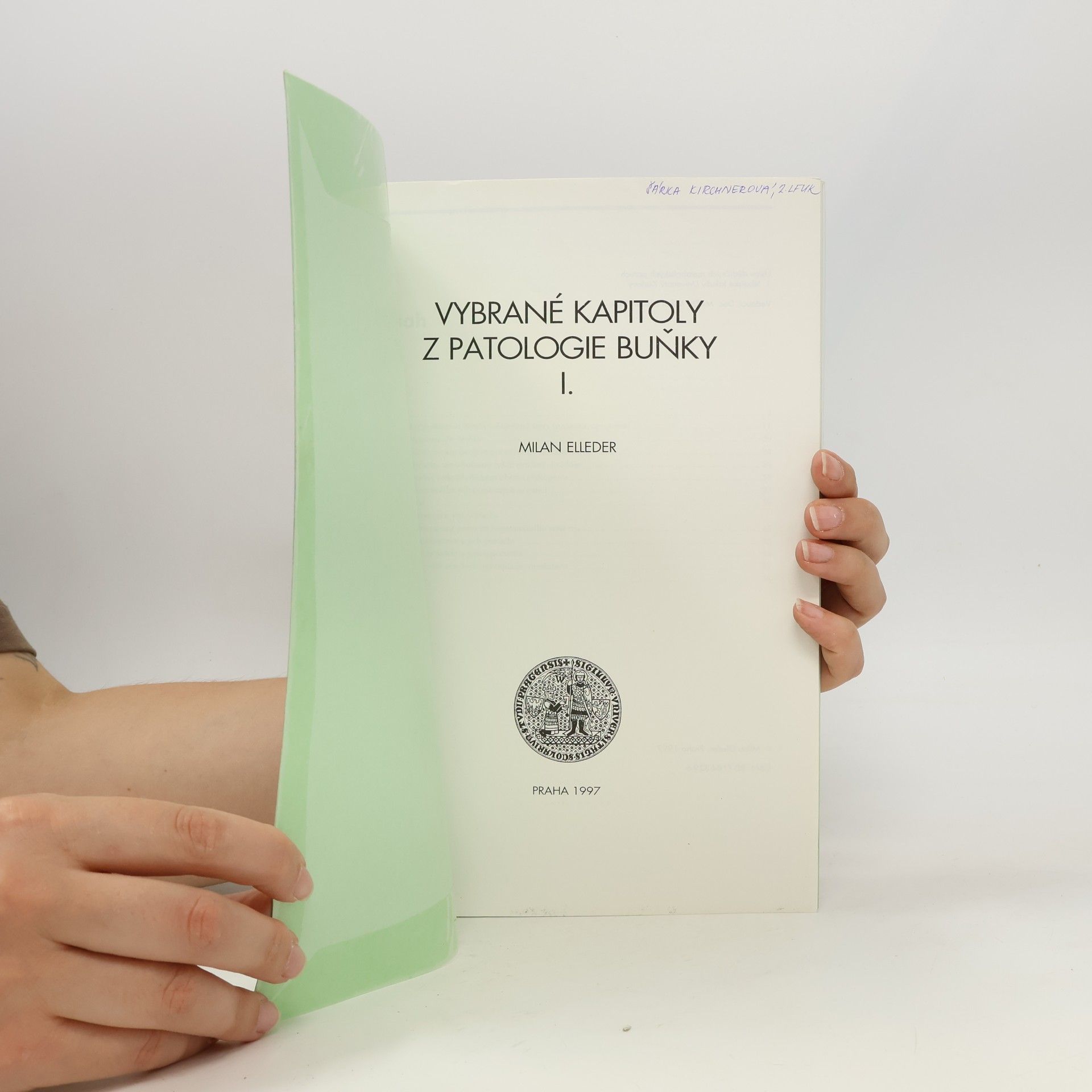 Milan Elleder Vybrané kapitoly z patologie buňky II.