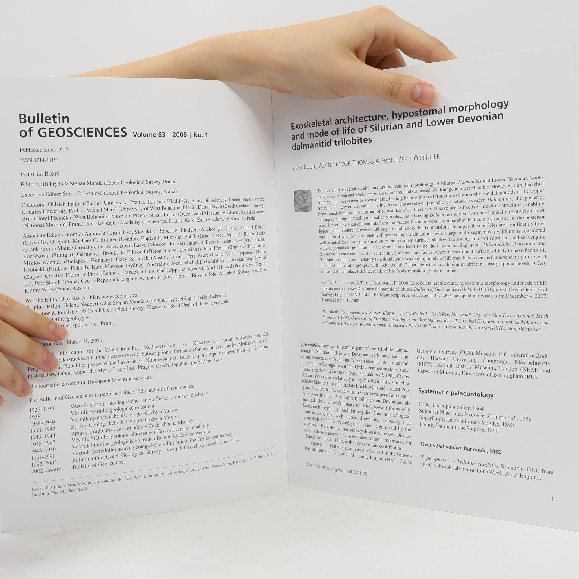 Autorenkollektiv Bulletin of Geosciences. Volume 84. No. 2
