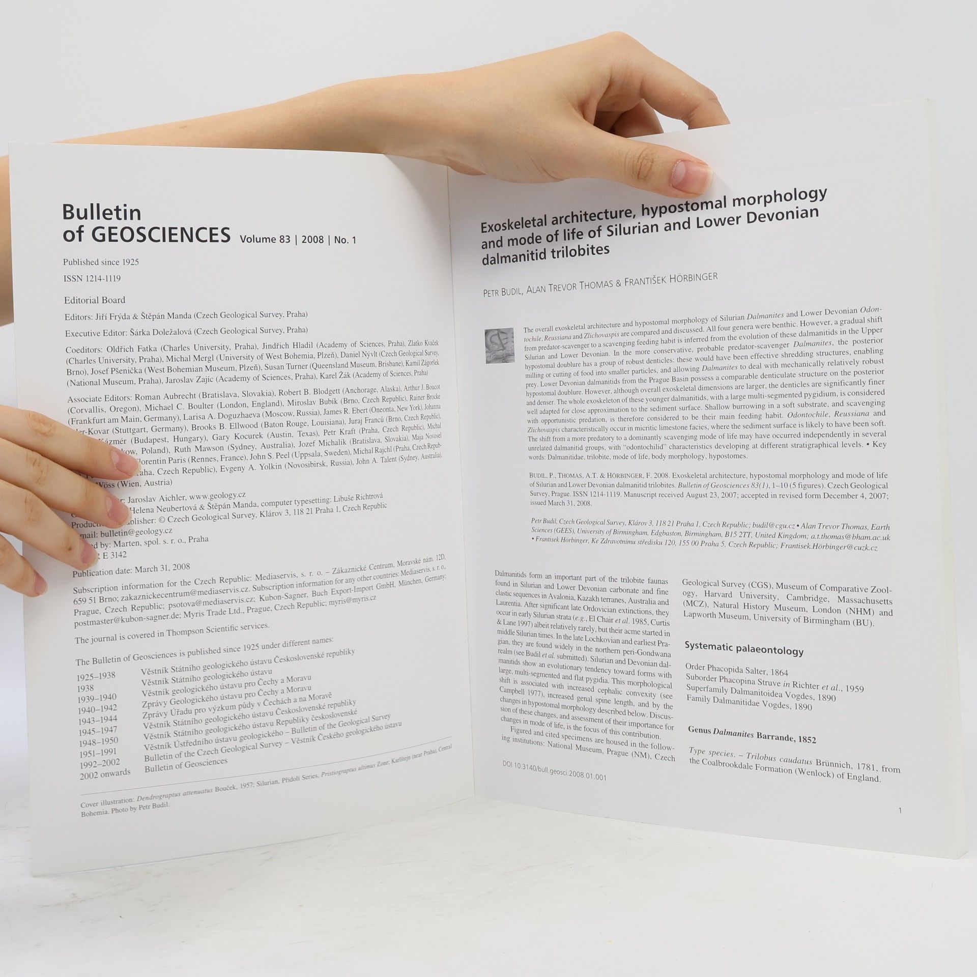 Autorenkollektiv Bulletin of Geosciences. Volume 84. No. 2