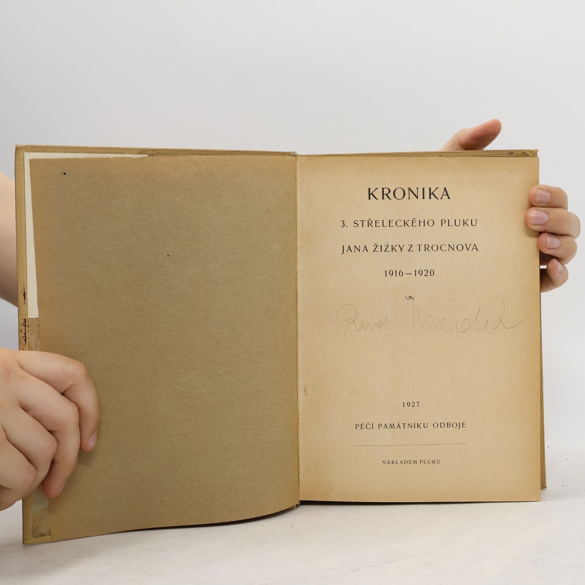 Autorenkollektiv Kronika 3. střeleckého pluku Jana Žižky z Trocnova 1916 - 1920