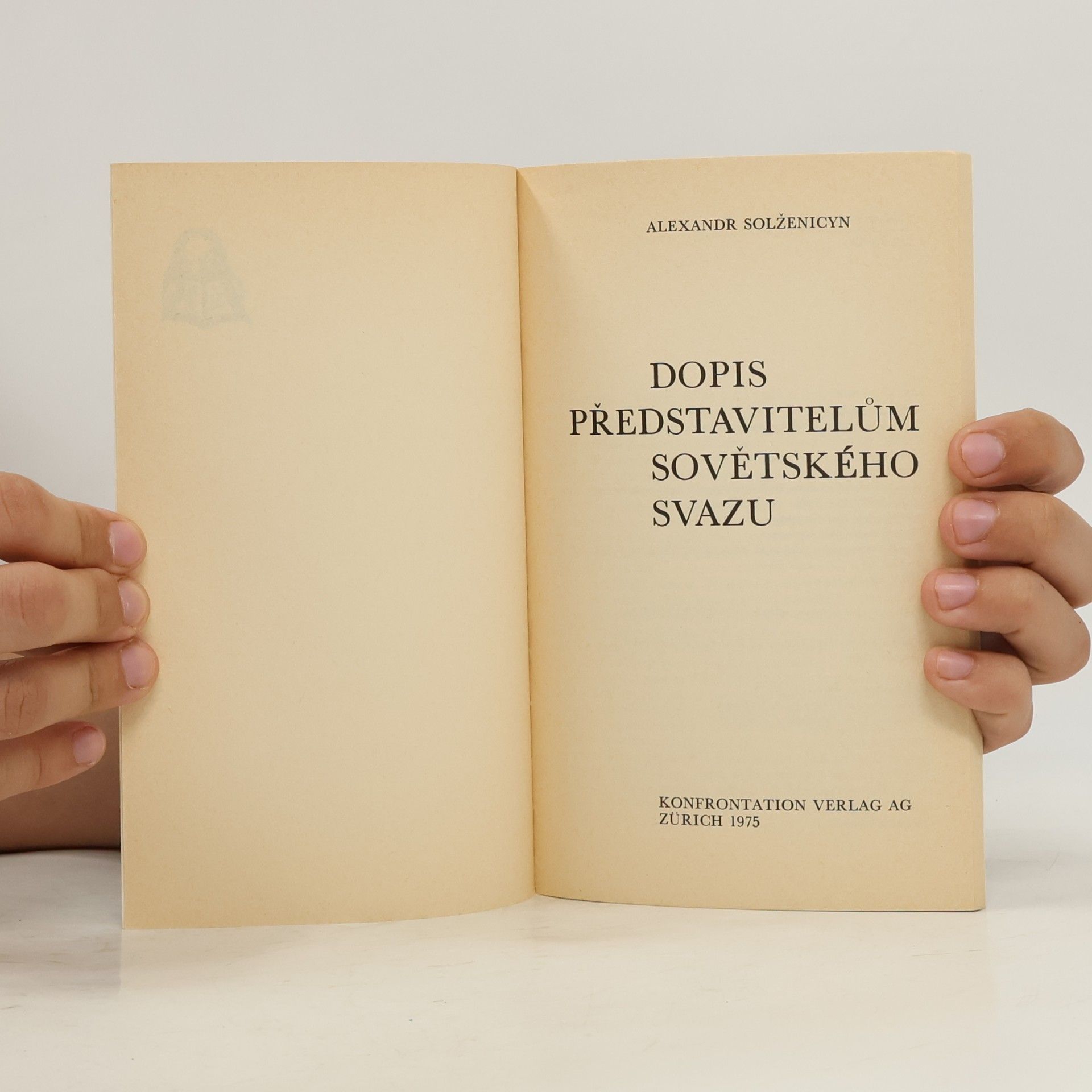 Aleksandr Isajevič Solženicyn Dopis představitelům Sovětského svazu
