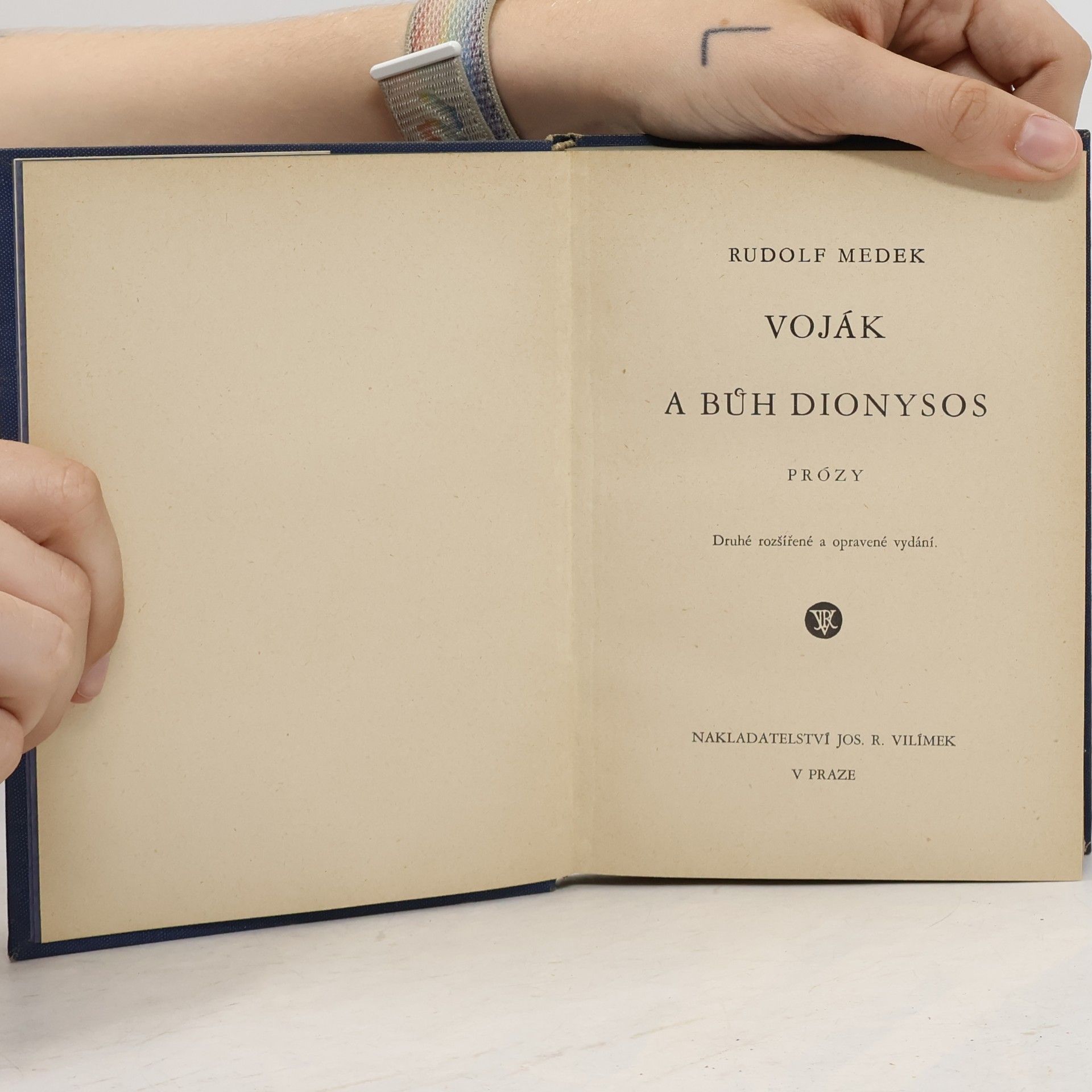 Rudolf Medek Voják a bůh Dionysos