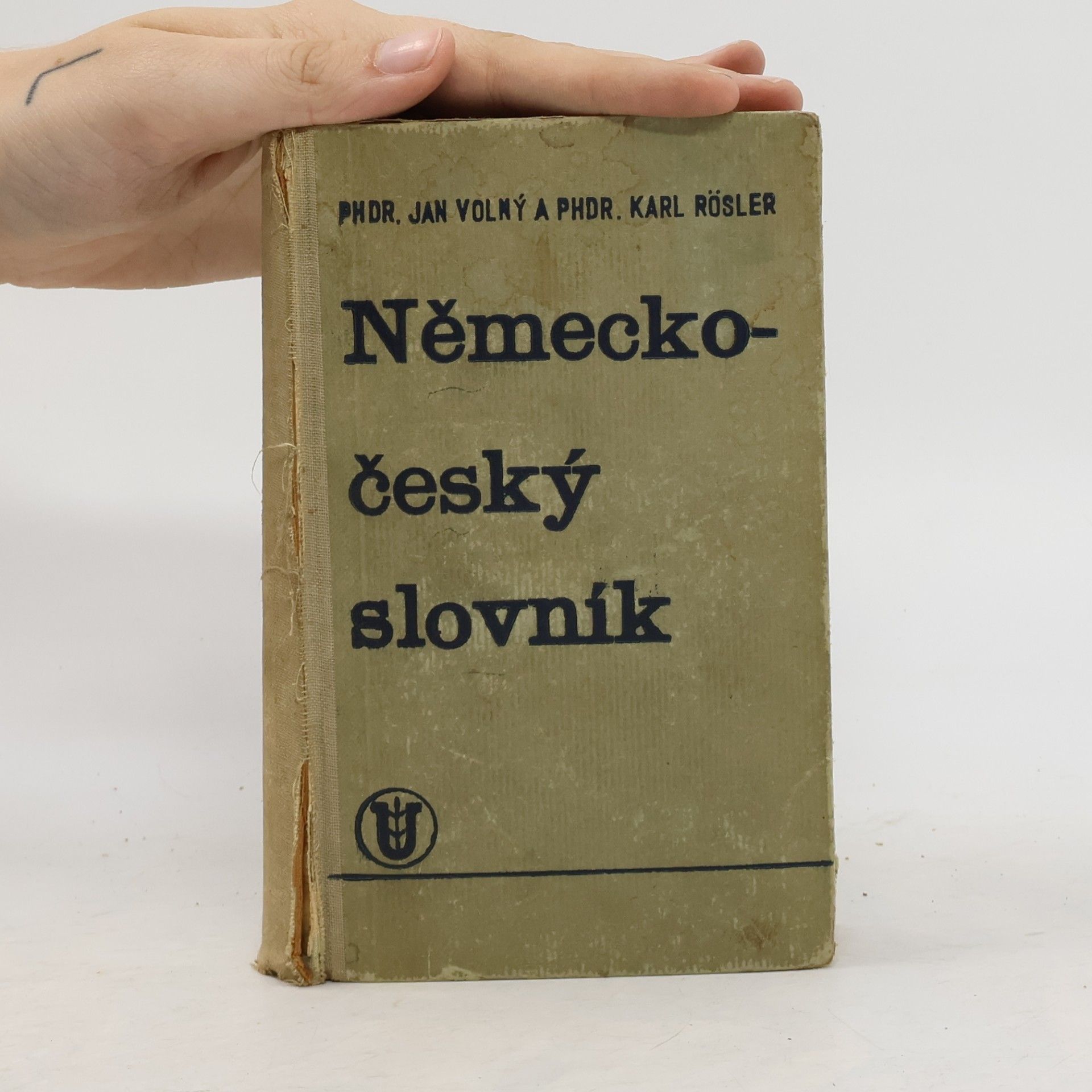Volný Jan Česko-německý slovník se zvláštním zřetelem k mluvě hovorové a obchodní