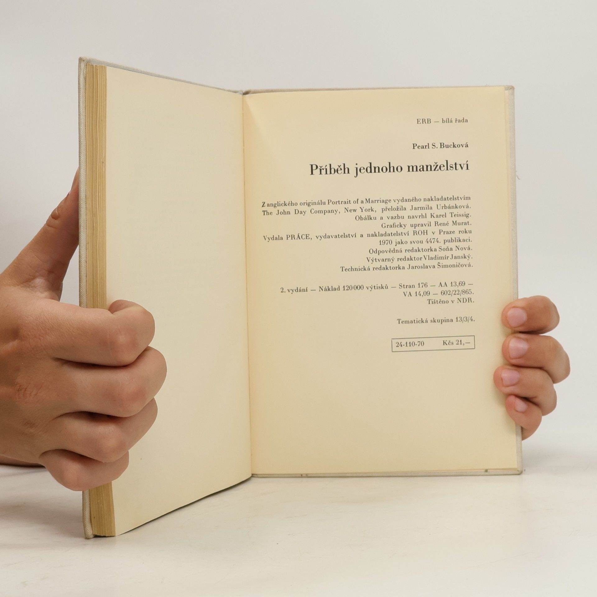 Pearl S. Buck Příběh jednoho manželství