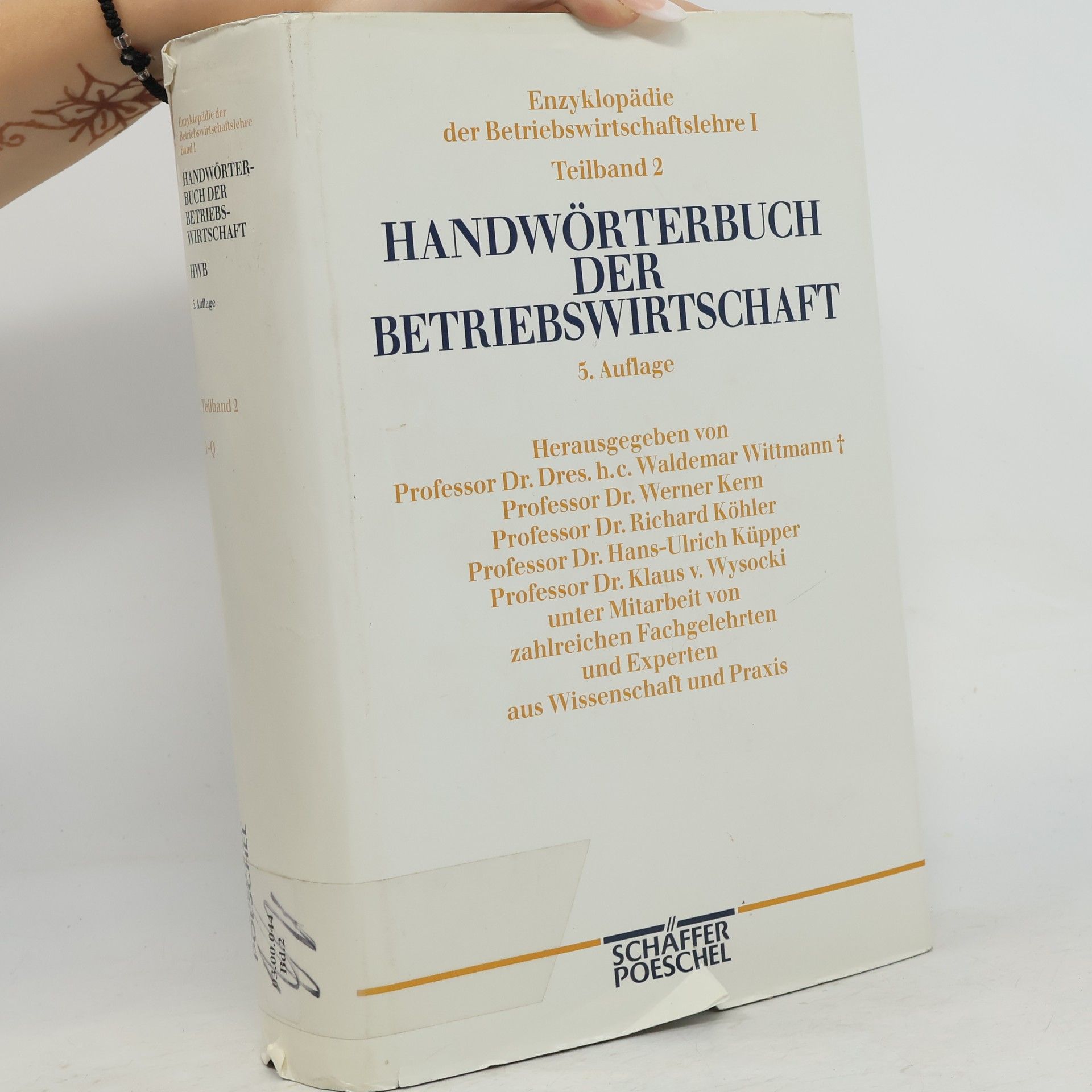 Autorenkollektiv Handwörterbuch der Betriebswirtschaft