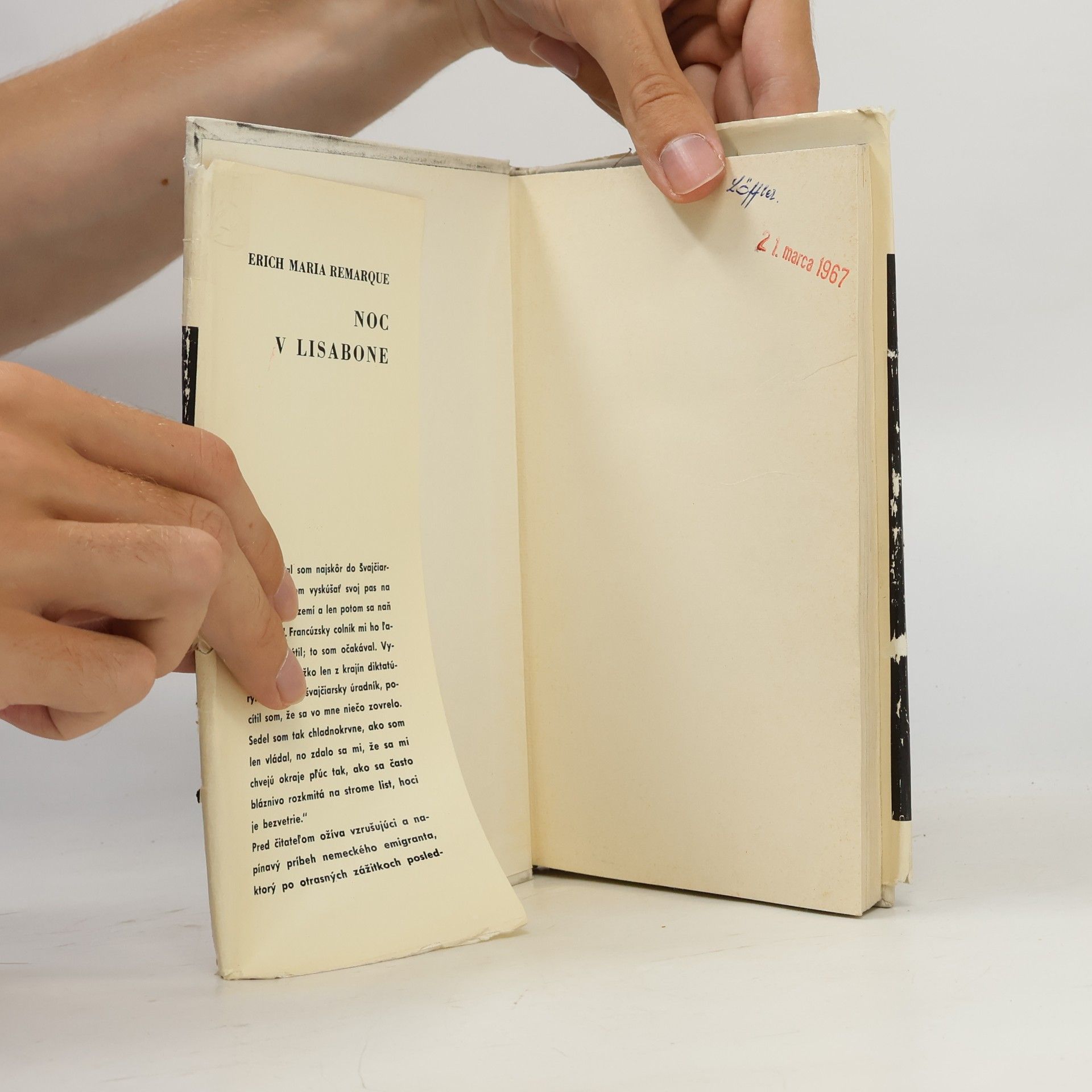 Erich Maria Remarque Noc v Lisabone