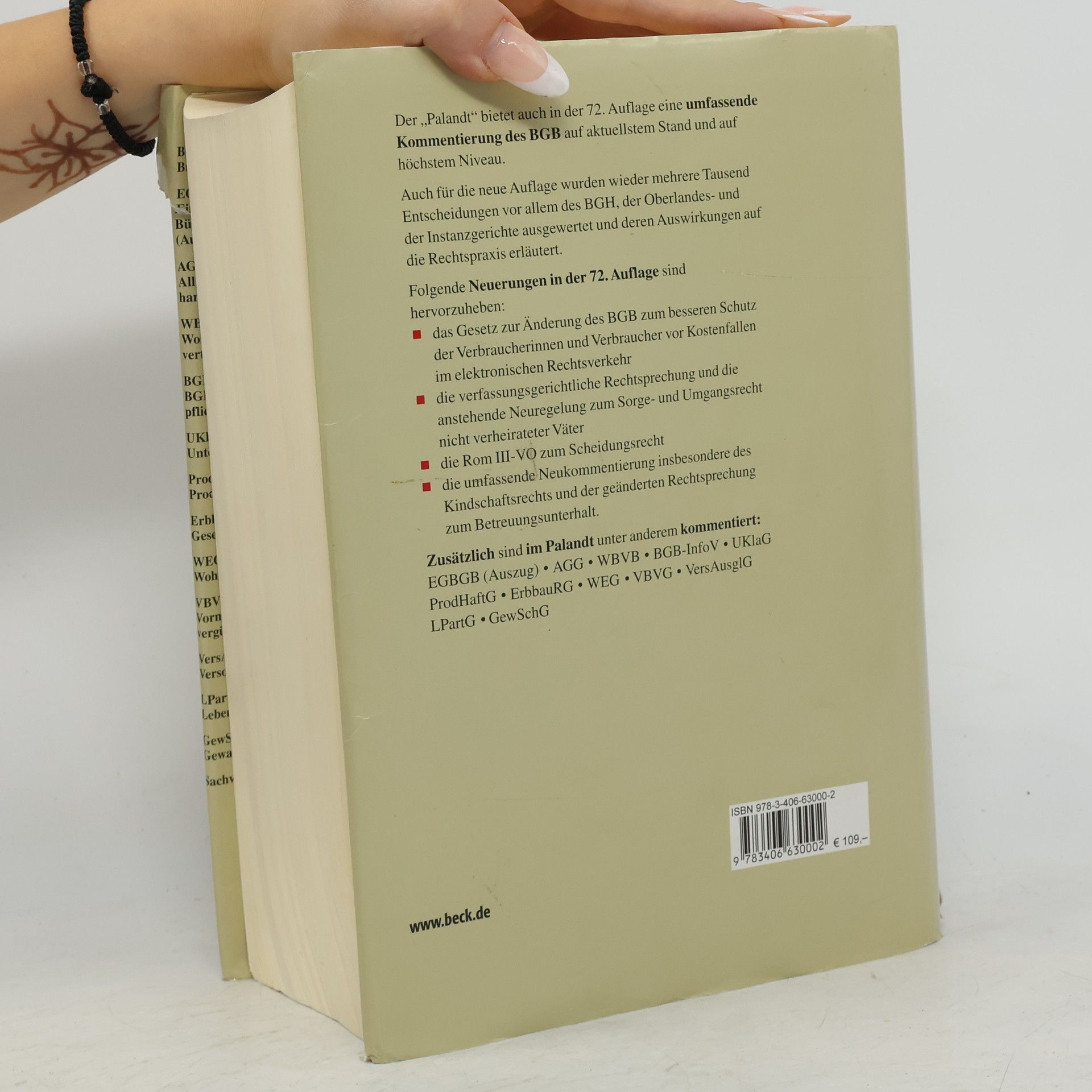 Otto Palandt Bürgerliches Gesetzbuch
