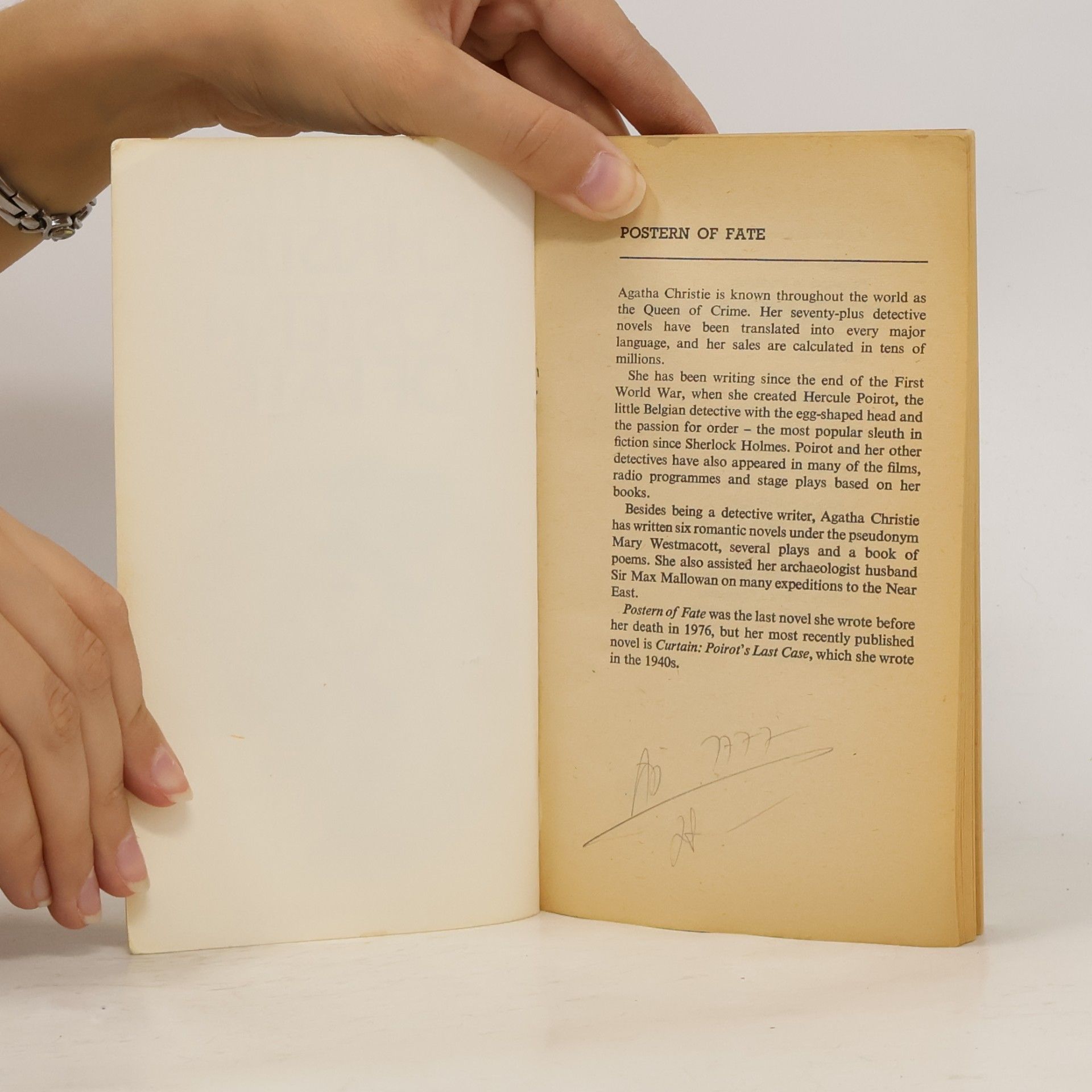 Agatha Christie Postern of Fate