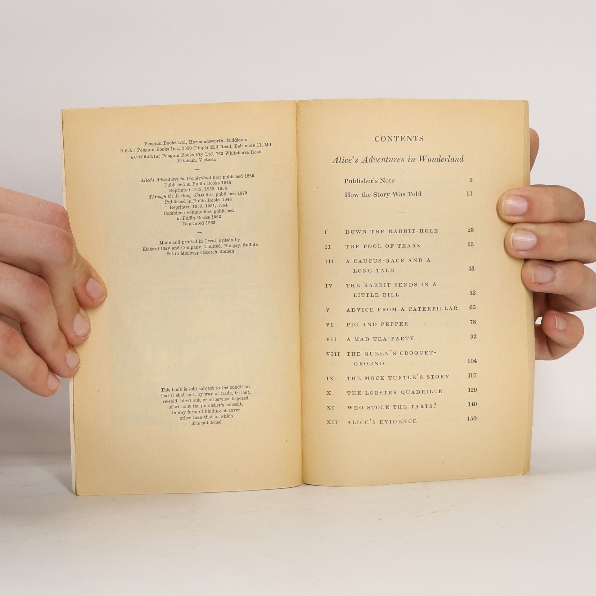 Lewis Carroll Alice’s Adventures in Wonderland