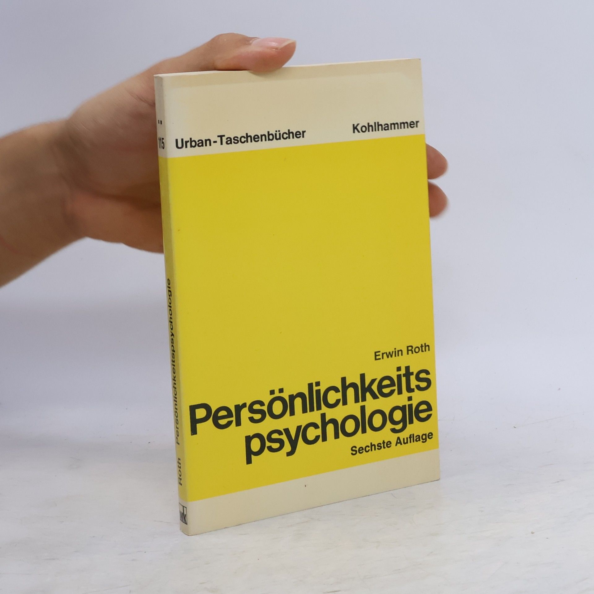 Erwin Roth Persönlichkeitspsychologie