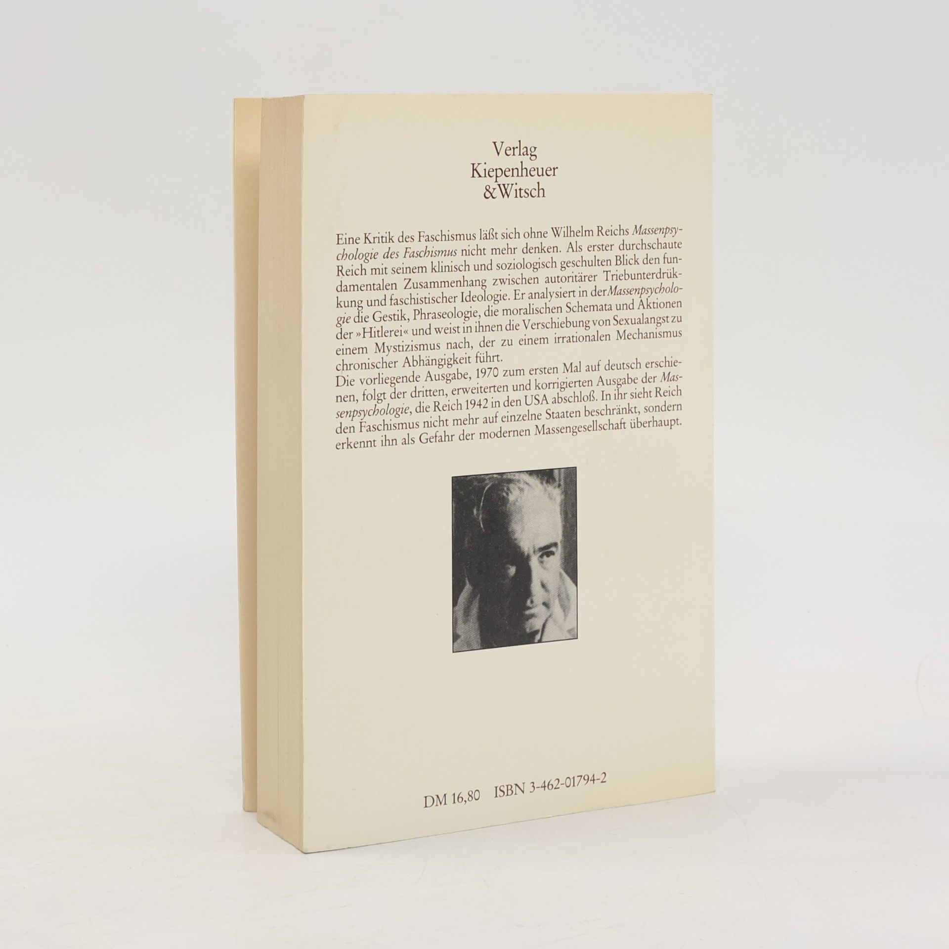 Wilhelm Reich Die Massenpsychologie des Faschismus