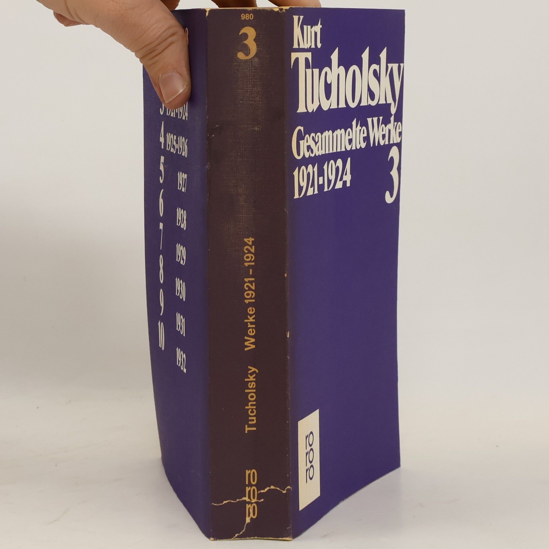 Kurt Tucholsky Gesammelte Werke. Band 3: 1921–1924