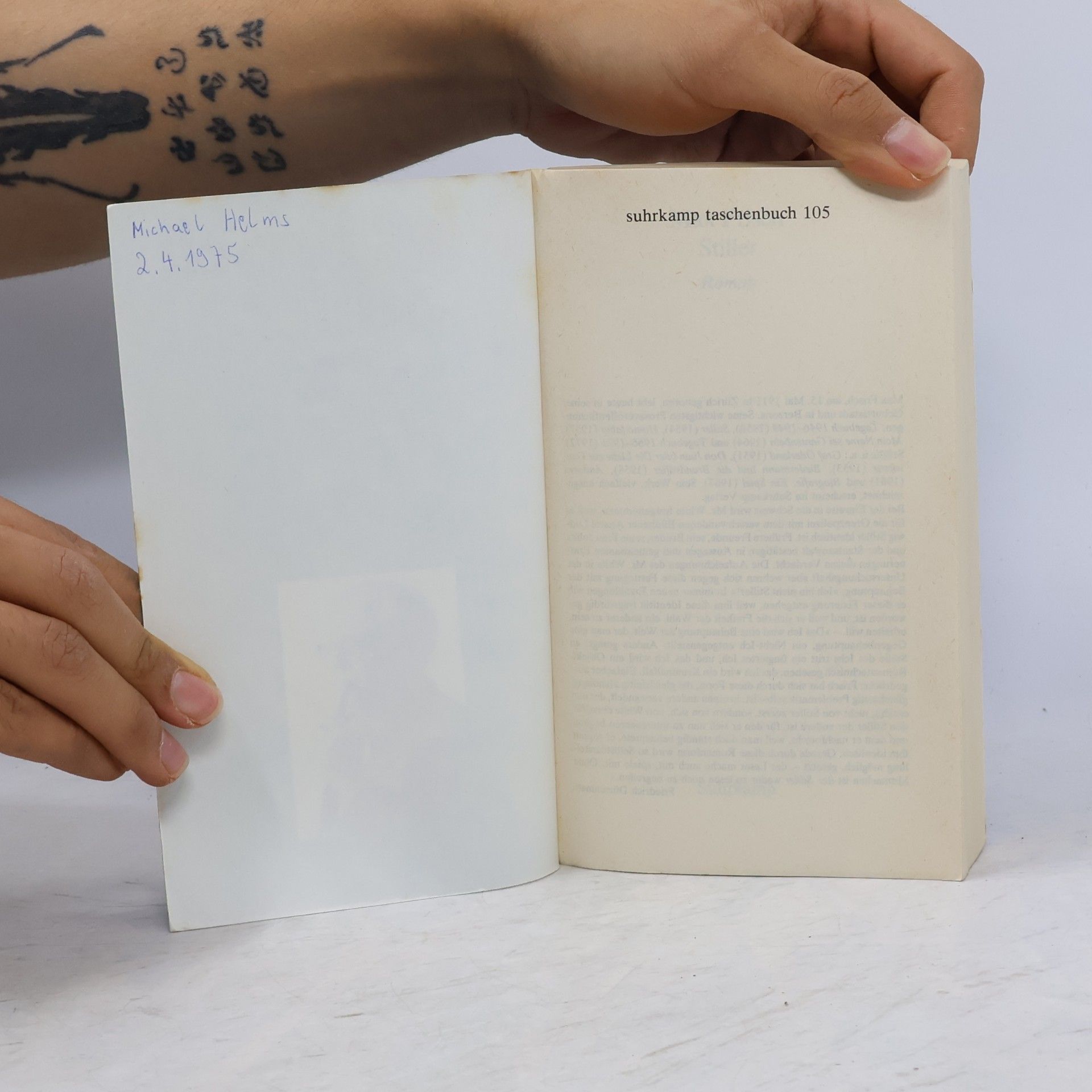 Max Frisch Stiller