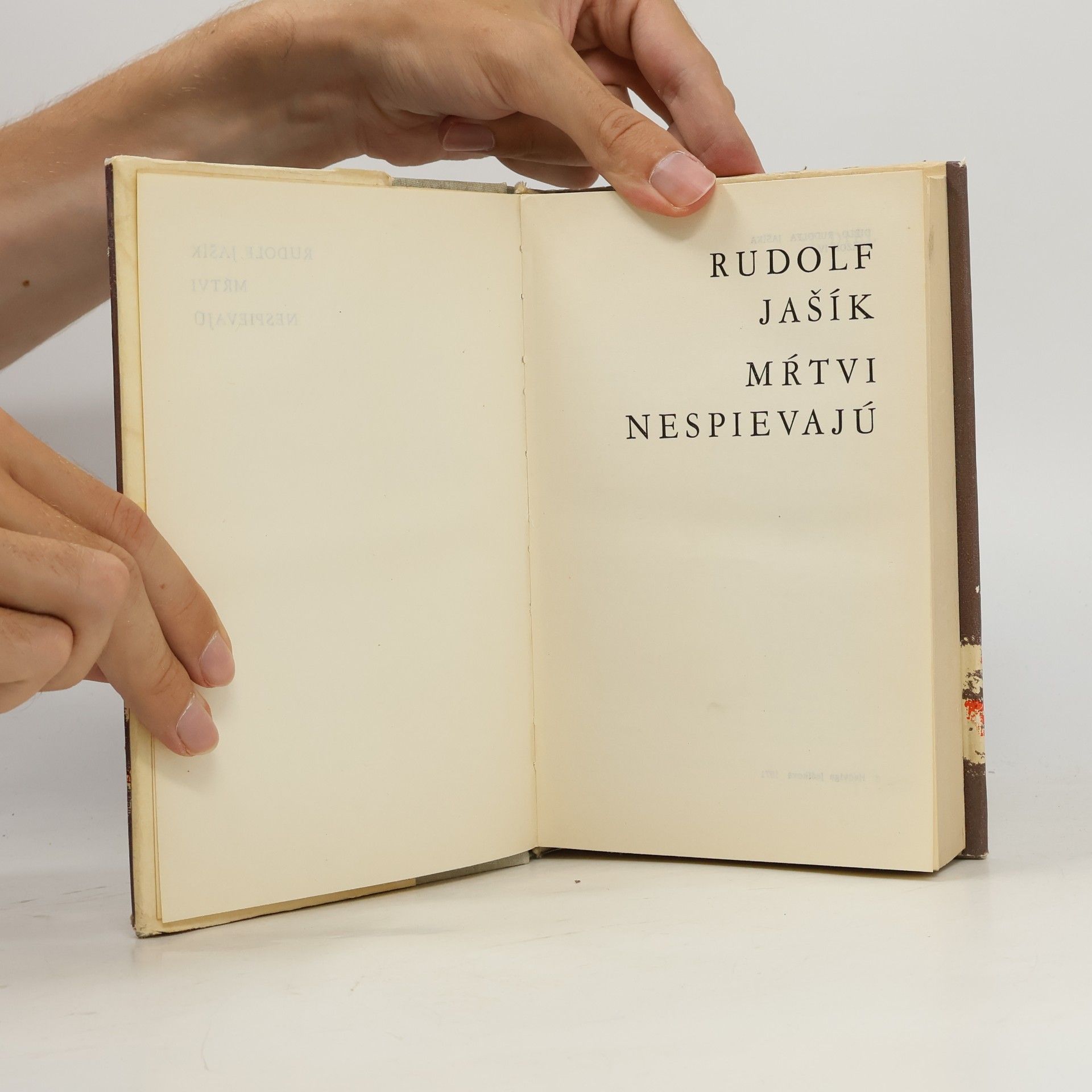Rudolf Jašík Mŕtvi nespievajú