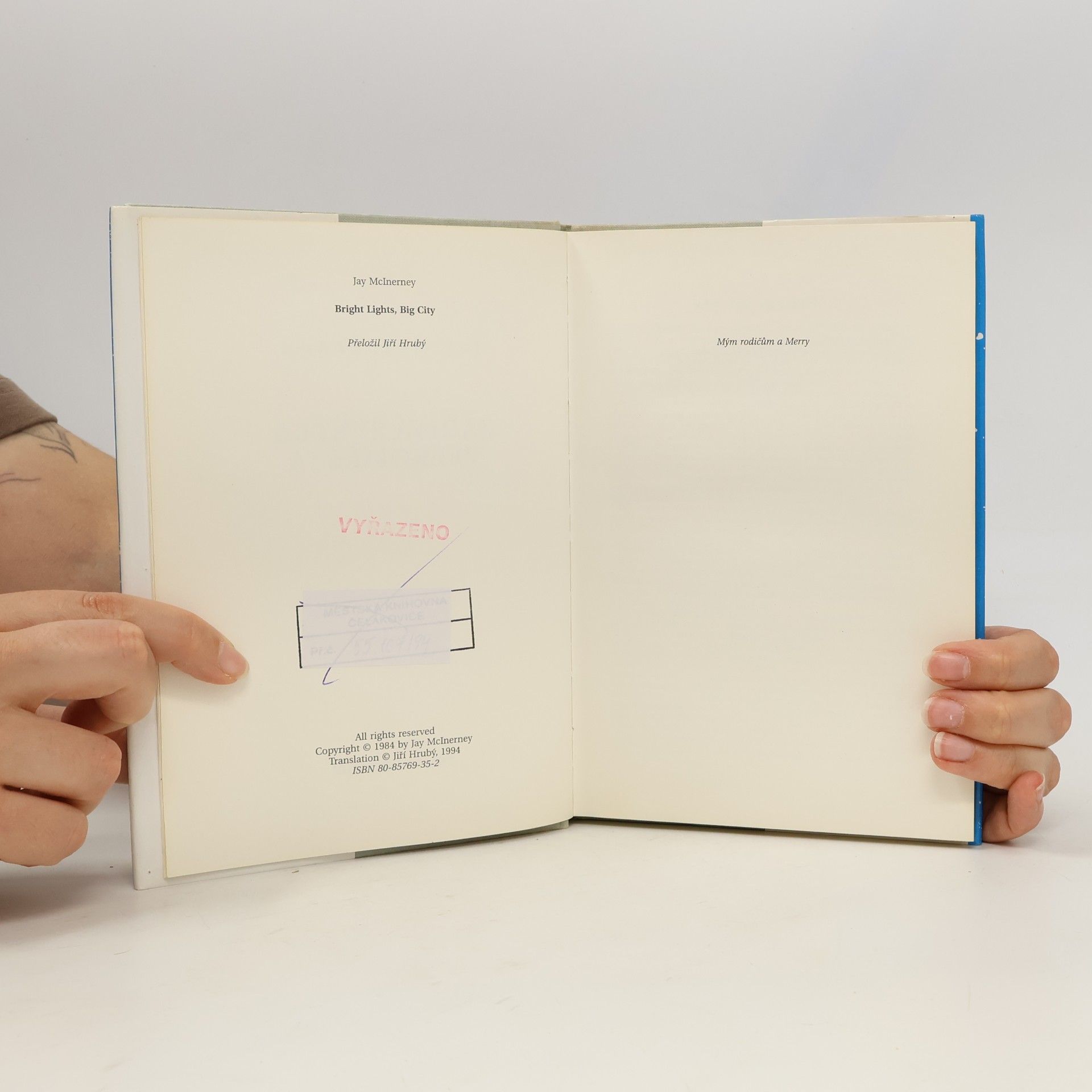 Jay McInerney Zářivá světla velkoměsta