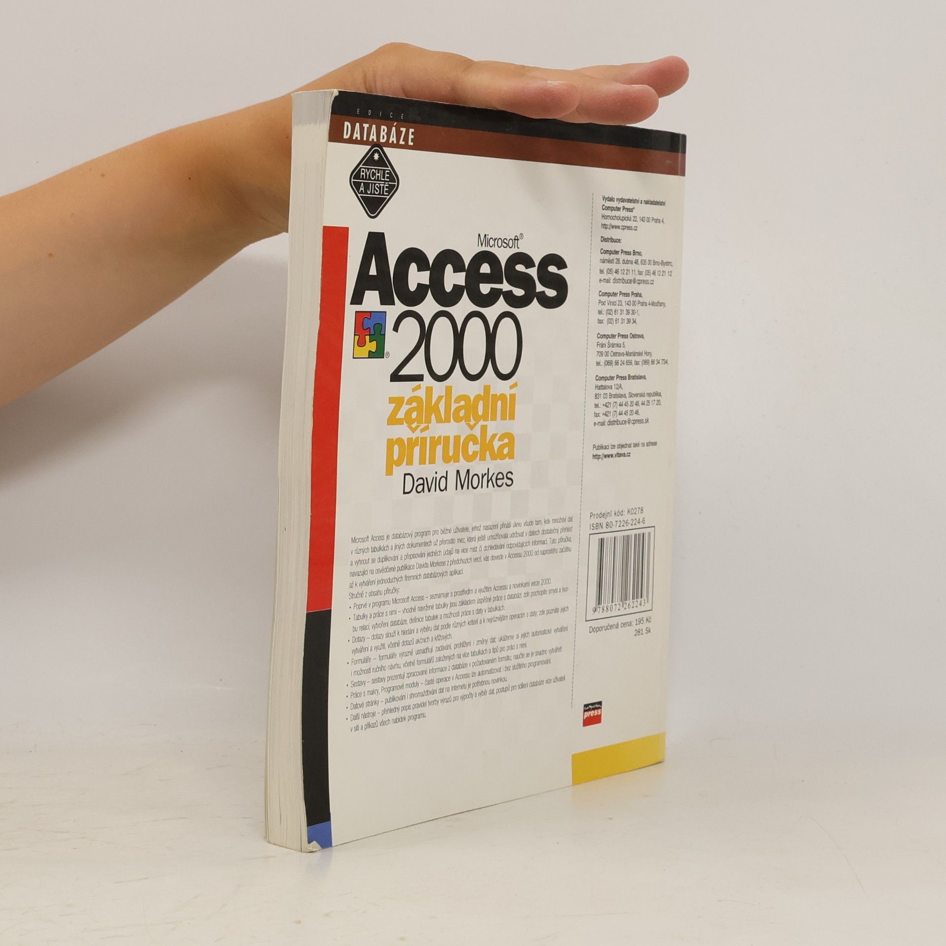 David Morkes Microsoft Access 2000 - Základní příručka