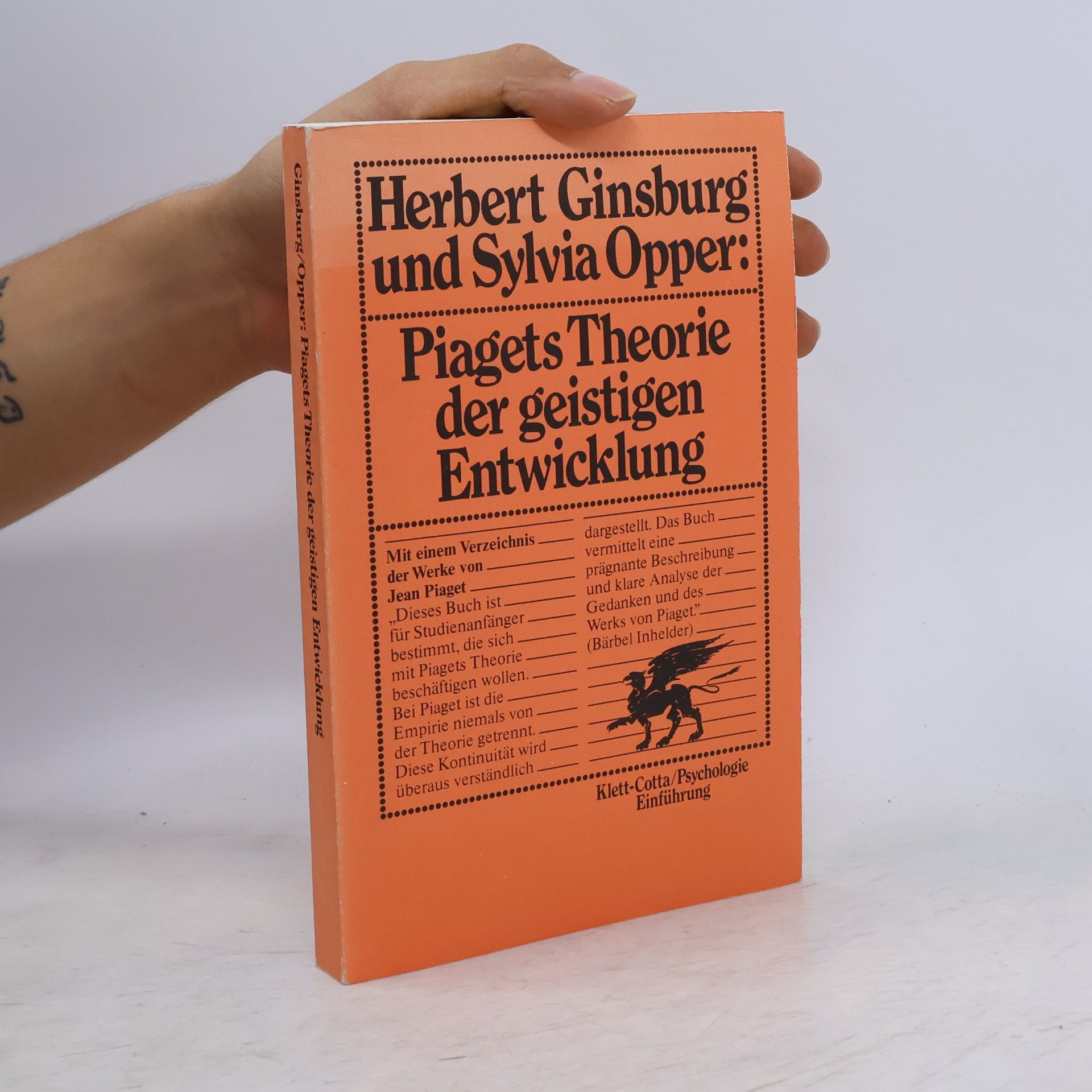 Herbert Ginsburg Piagets Theorie der geistigen Entwicklung