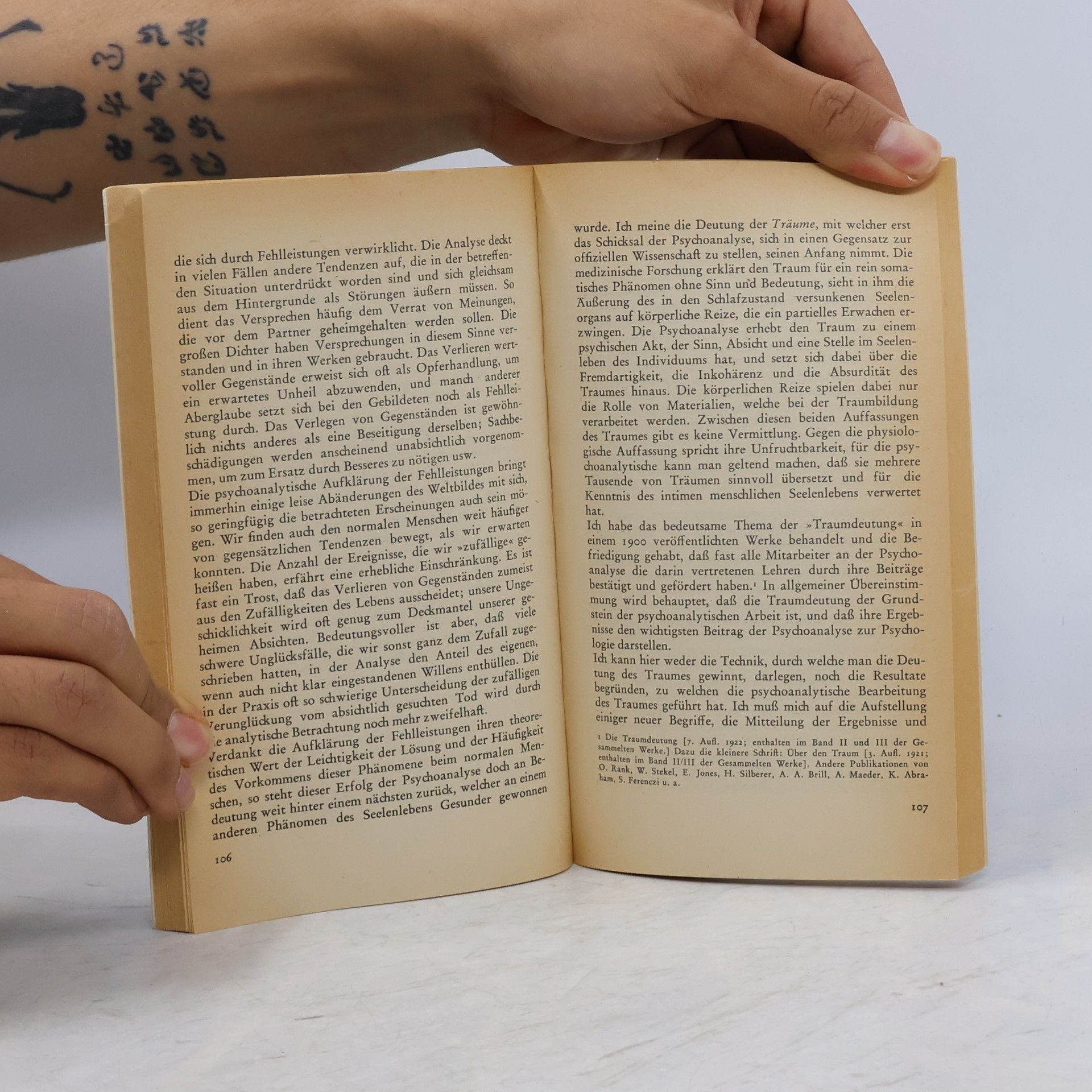 Sigmund Freud Darstellung der Psychoanalyse