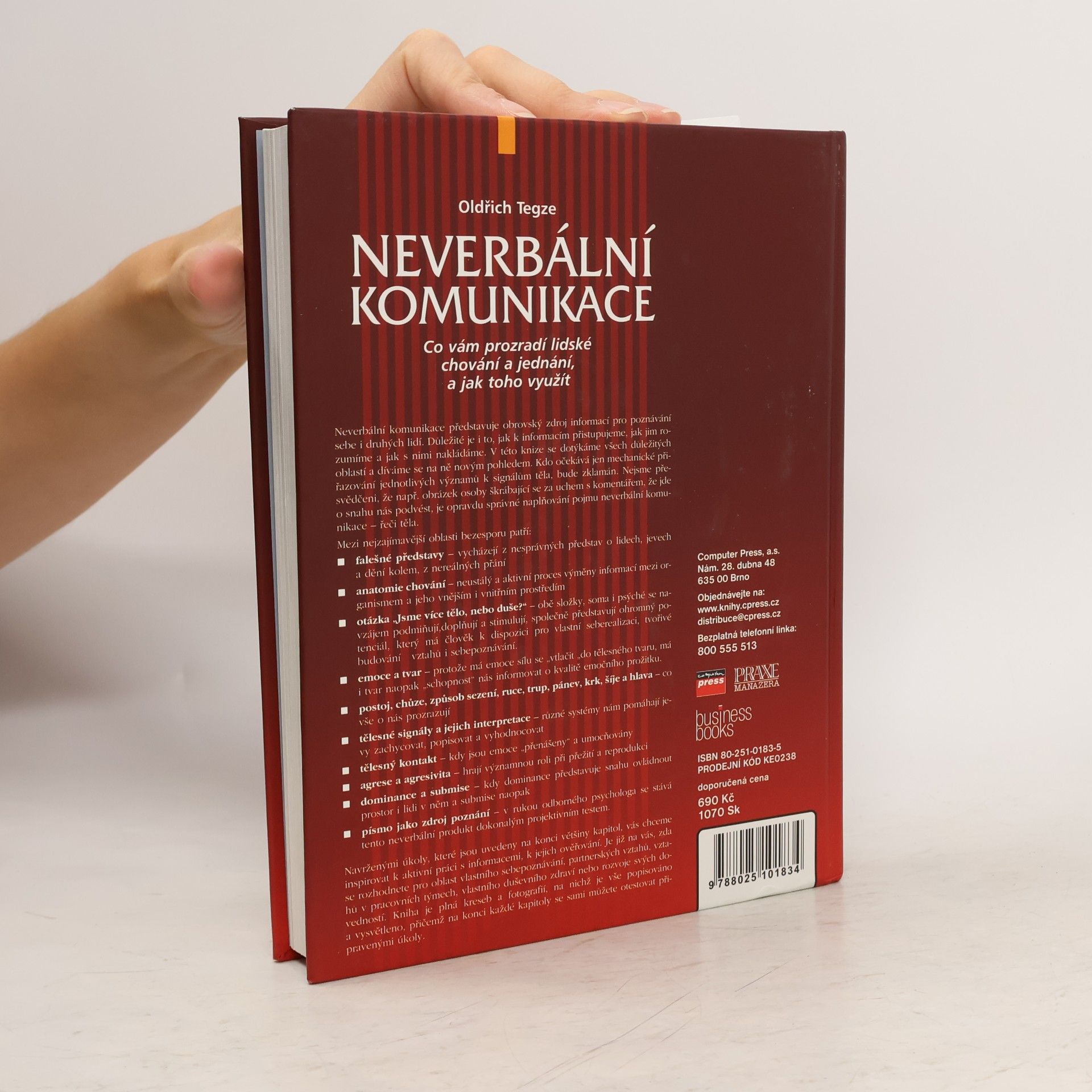 Oldřich Tegze Neverbální komunikace
