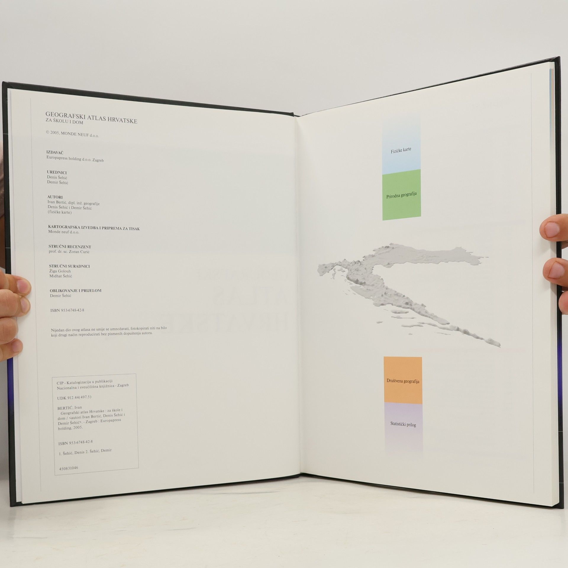 Ivan Bertić Geografski atlas Hrvatske